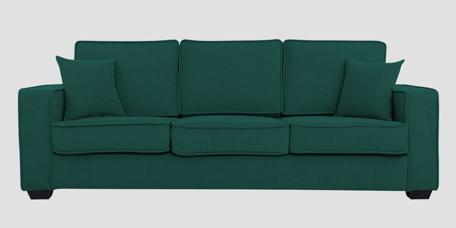 Hugo Fabric 3 Seater Sofa in Crypto Sage Green Colour - Febonic Living