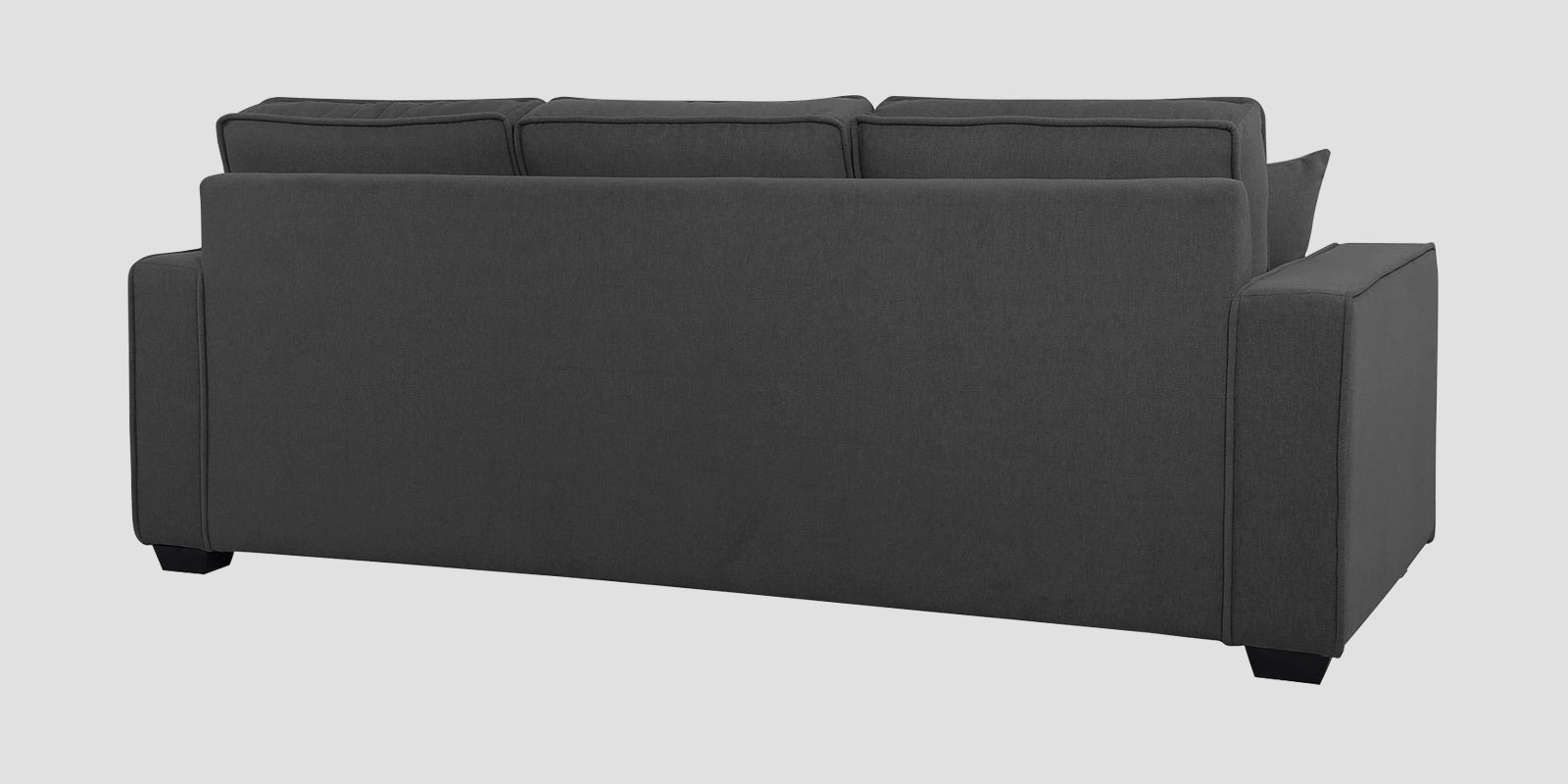 Hugo Fabric 3 Seater Sofa in Crypto Stone Grey Colour - Febonic Living