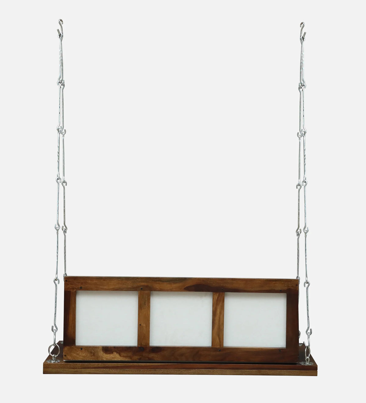 Haglo Sheesham Wood Swing In Provincial Teak Finish