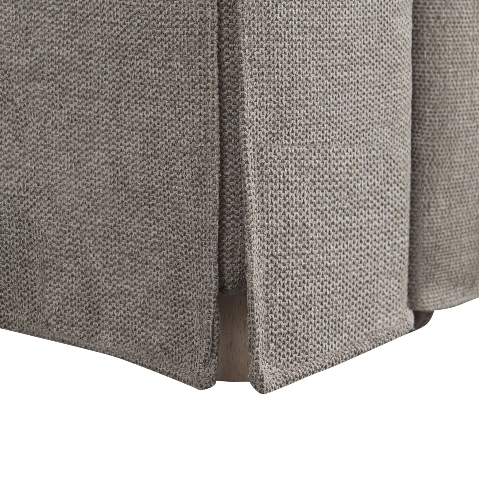 Tisla Fabric 2 Seater Pull Out Sofa Cum Bed In Silver Grey Colour