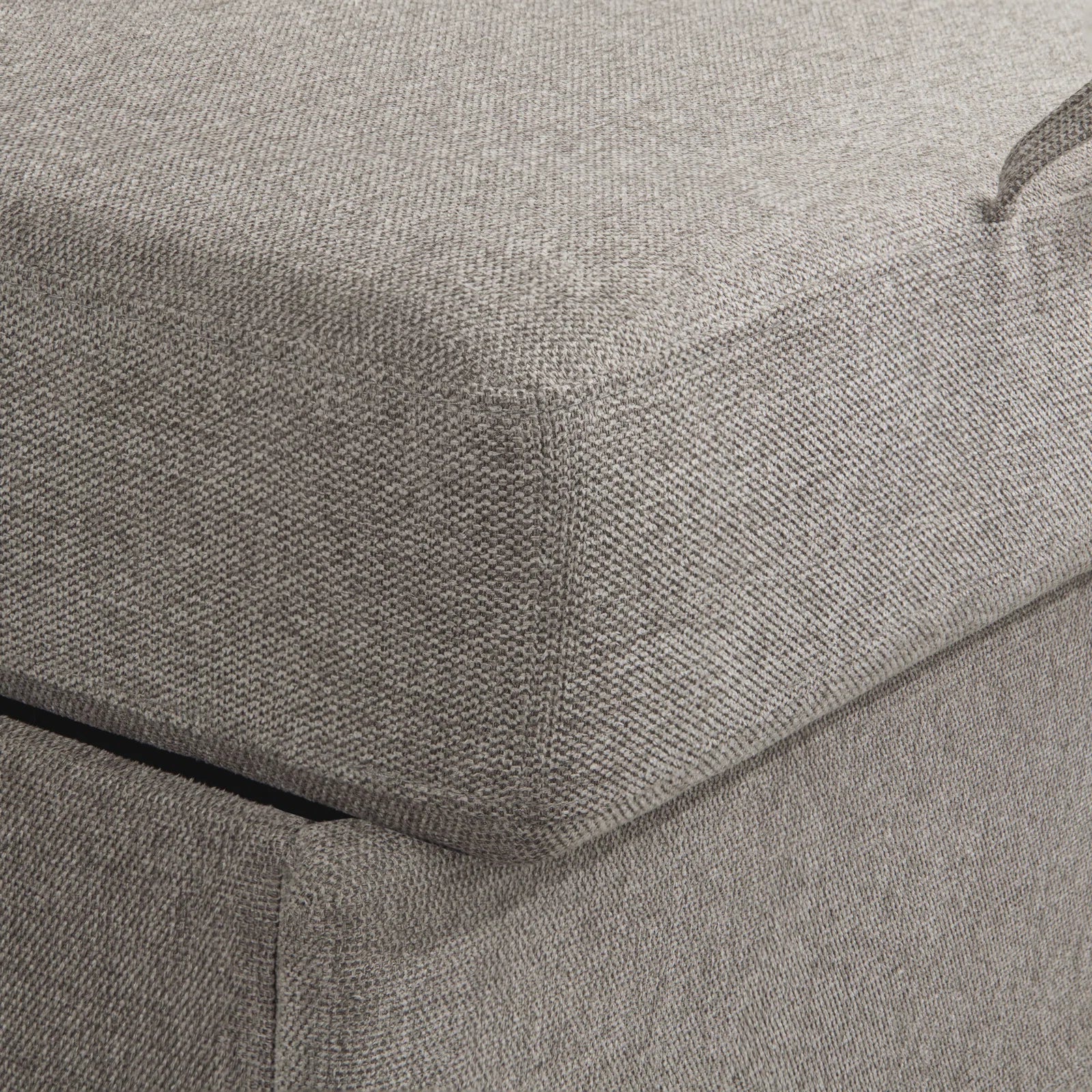 Tisla Fabric 2 Seater Pull Out Sofa Cum Bed In Silver Grey Colour