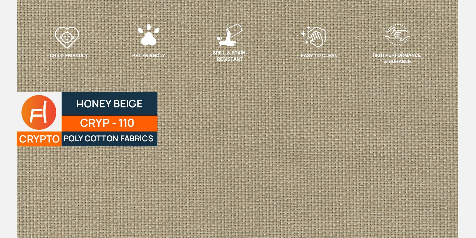 Goofy Fabric 2 Seater Sofa In Honey Beige Colour - Febonic Living