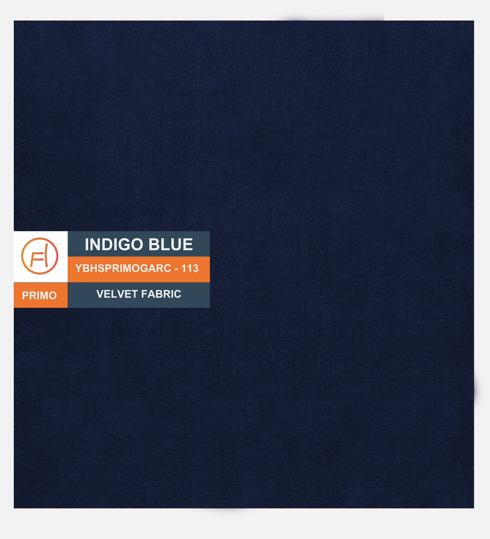 Cartes Velvet Bench In Indigo Blue Colour - Febonic Living