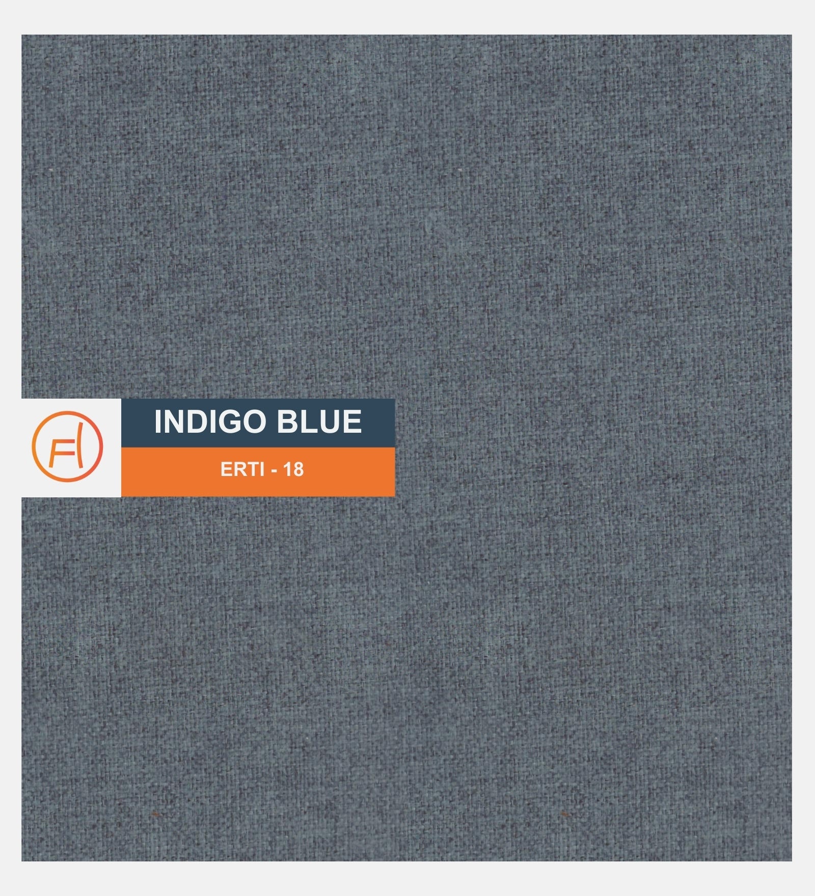 Summer Fabric Bench In Indigo Blue Colour - Febonic Living