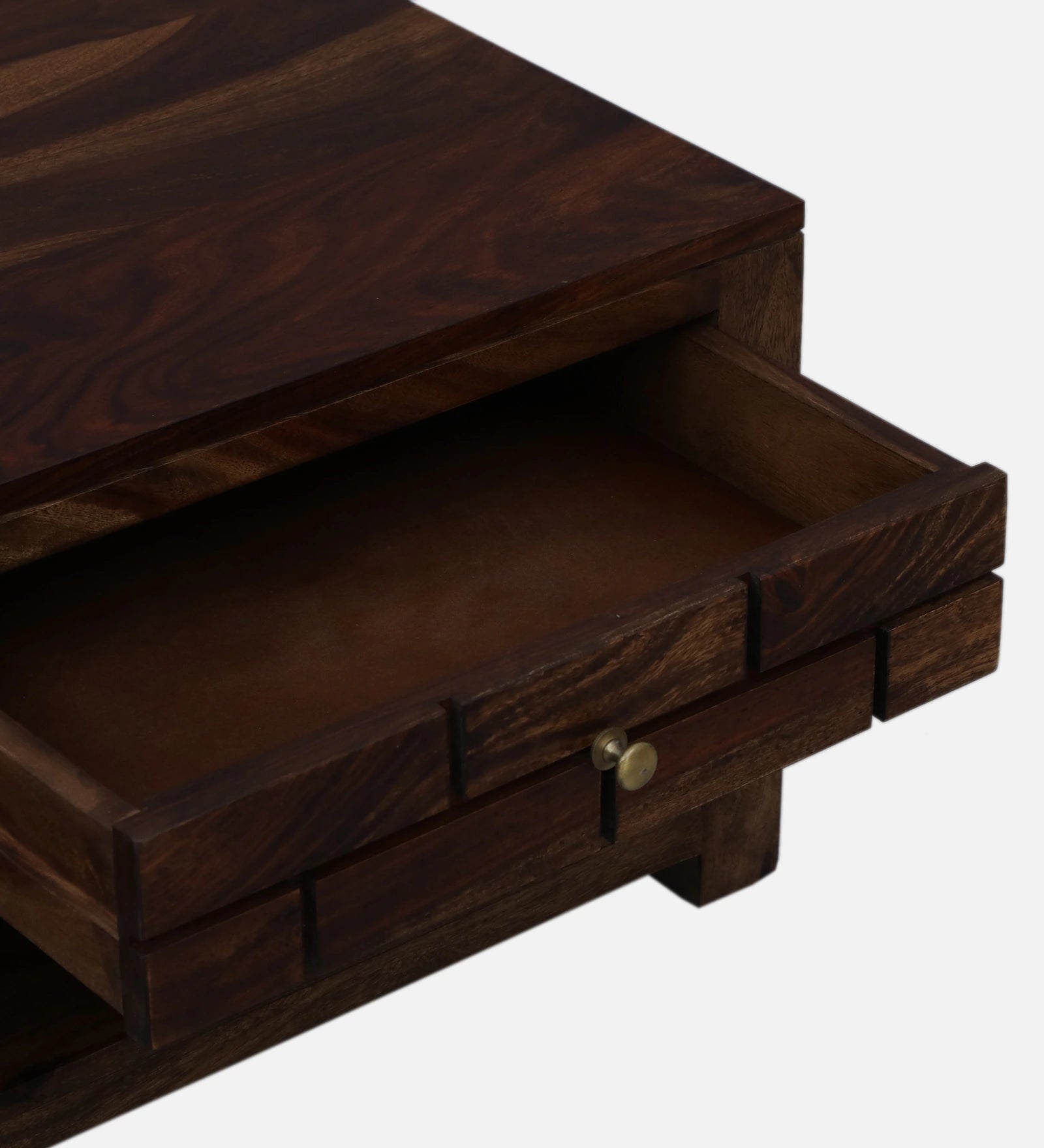Imani Sheesham Wood Coffee Table In Provincial Teak Finish - Febonic Living