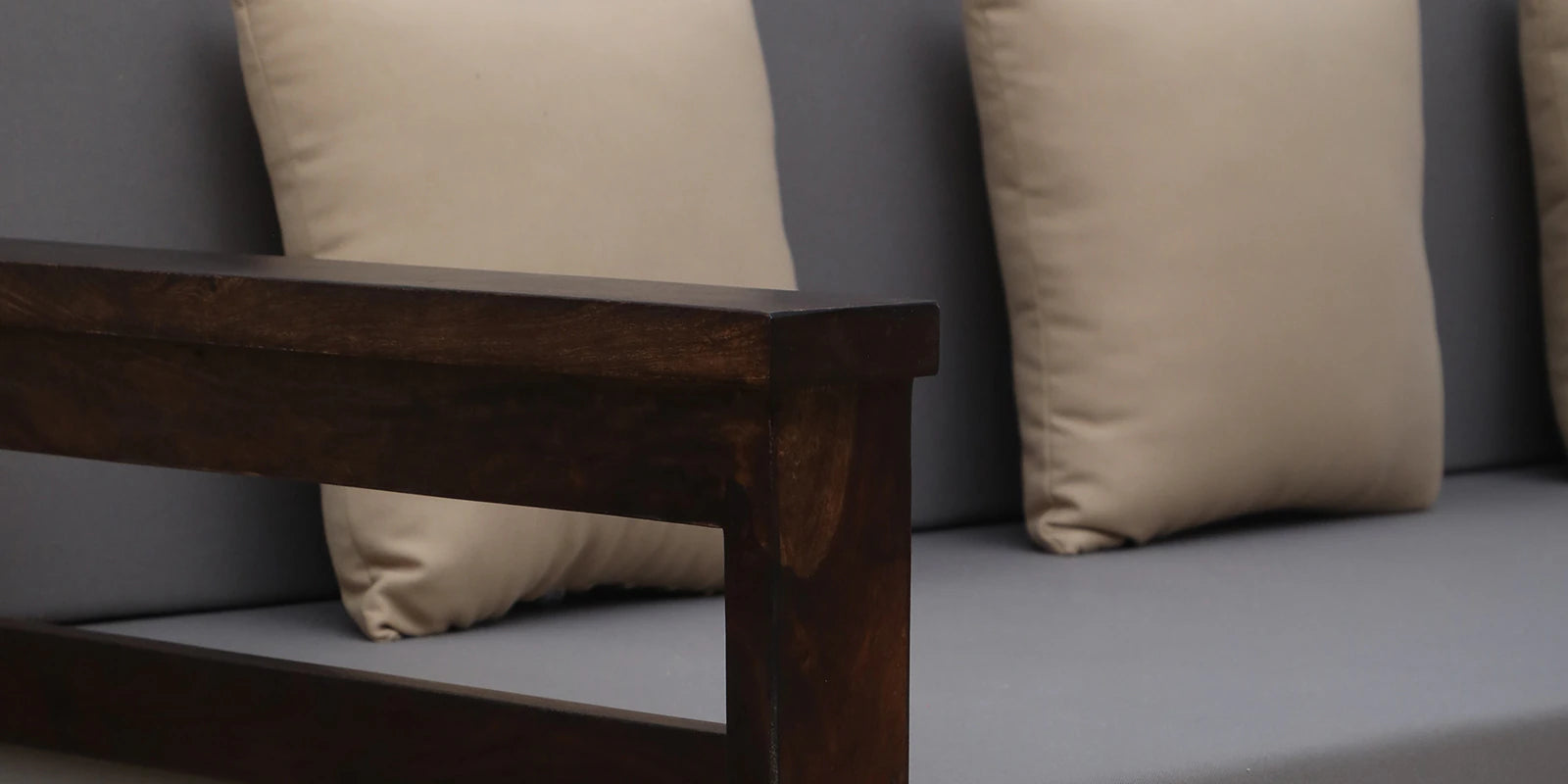 Imani Sheesham Wood Pull Out 3 Seater Sofa Cum Bed In Provincial Teak Finish with Storage - Febonic Living