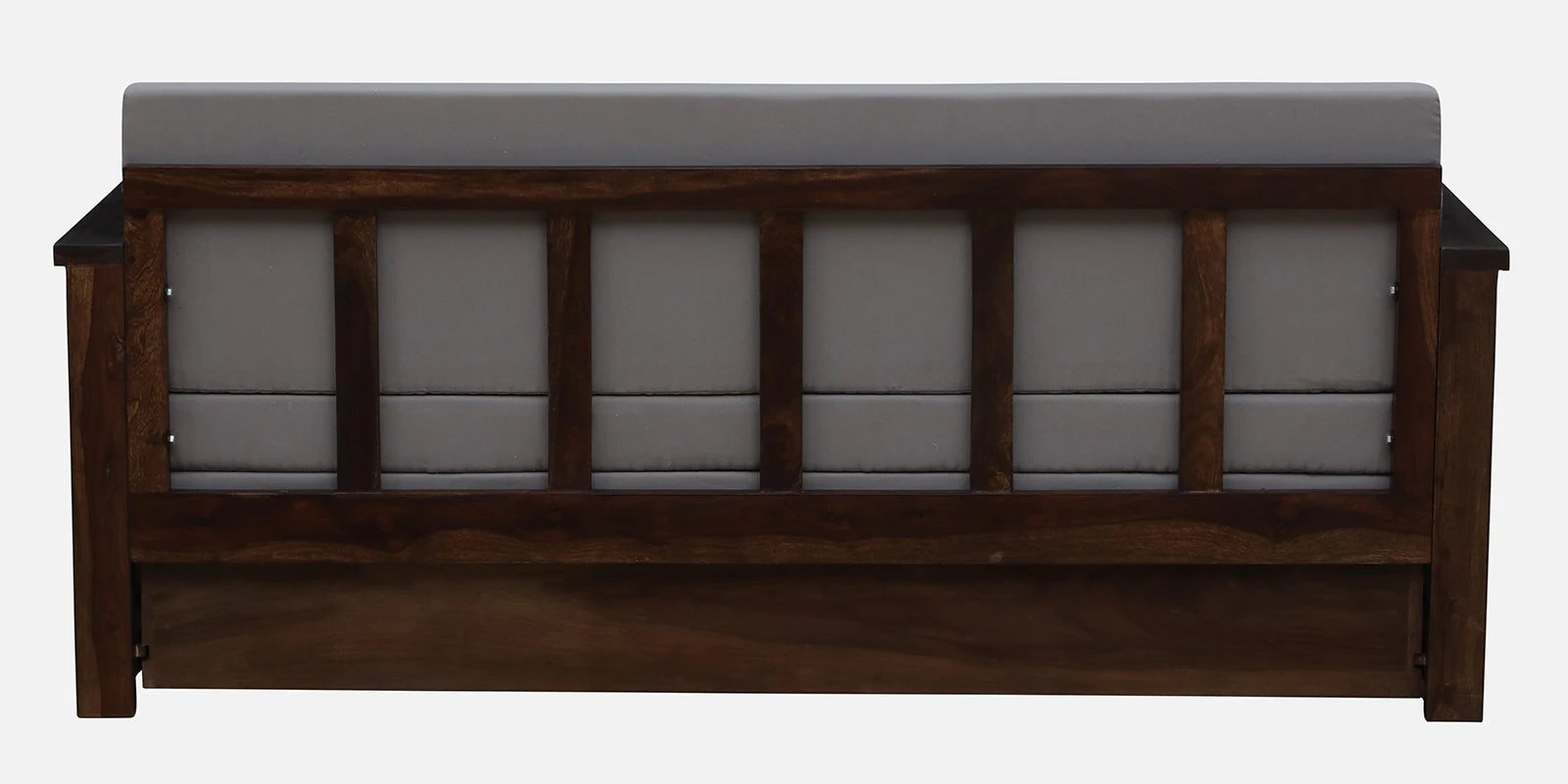 Imani Sheesham Wood Pull Out 3 Seater Sofa Cum Bed In Provincial Teak Finish with Storage - Febonic Living