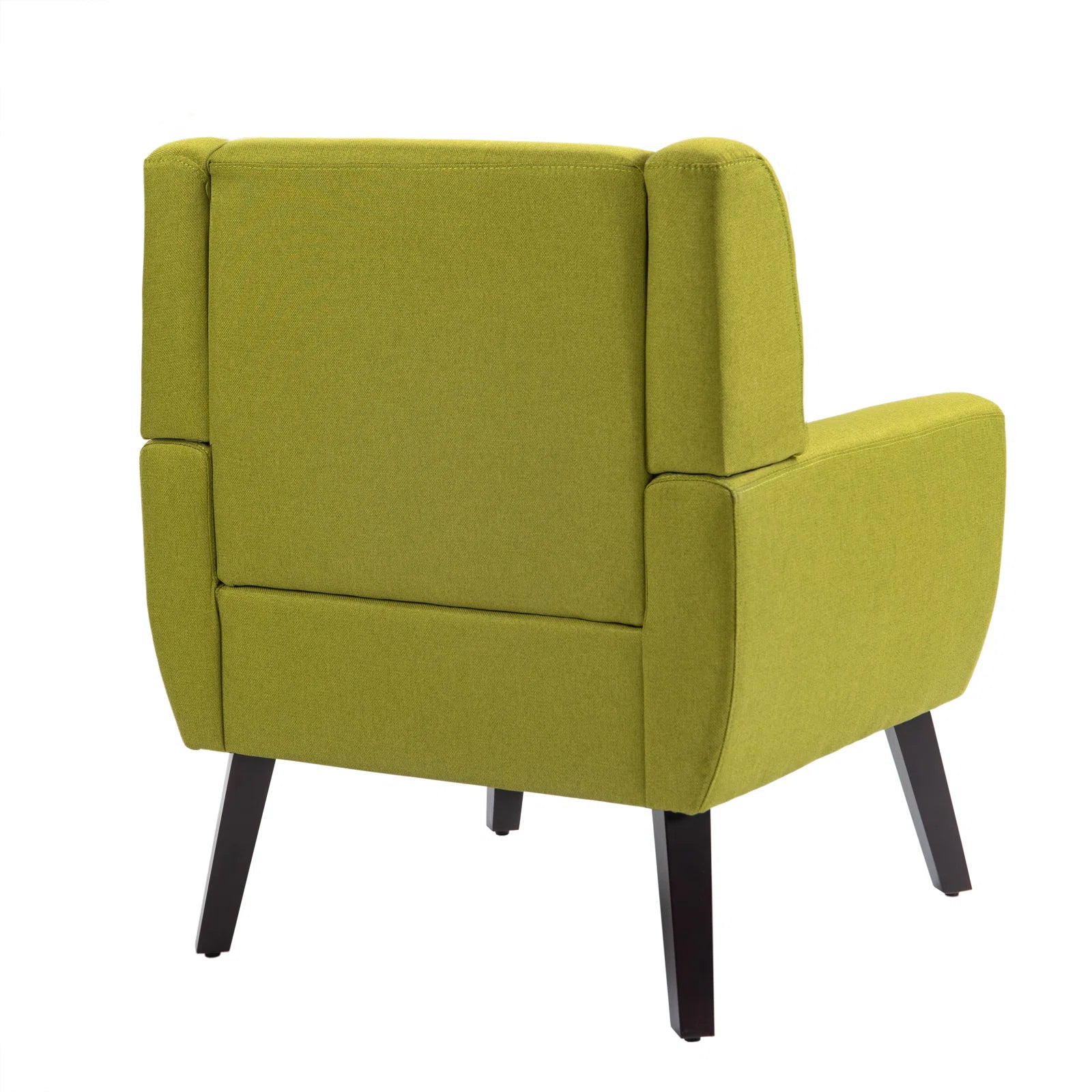 Slida Fabric Arm Chair In Kelly Green Colour