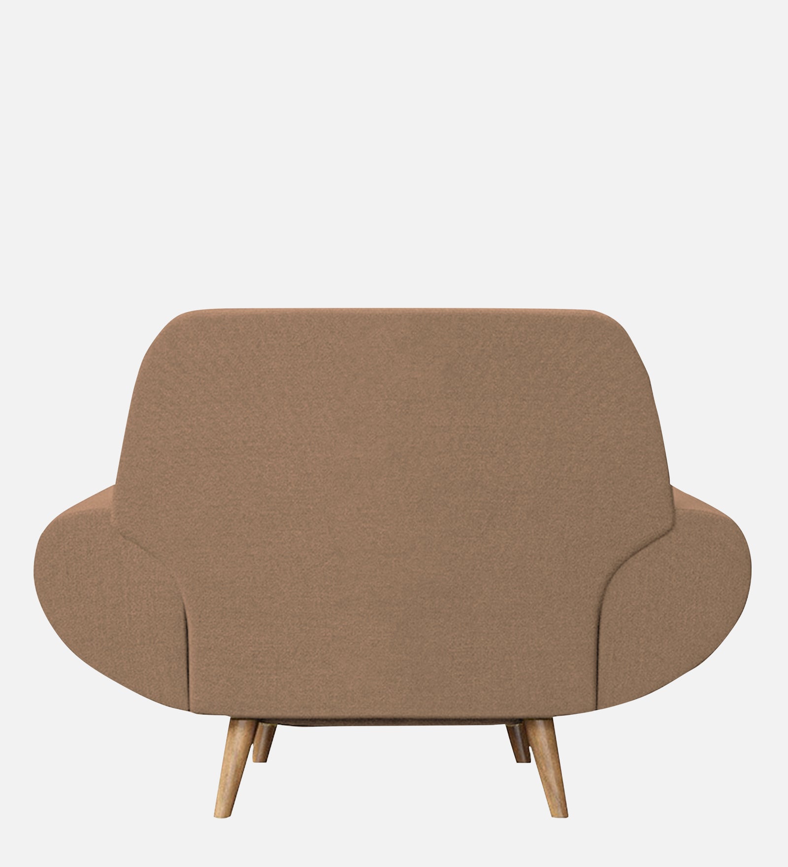 Jessy Fabric 1 Seater Sofa In Cosmic Beige Colour