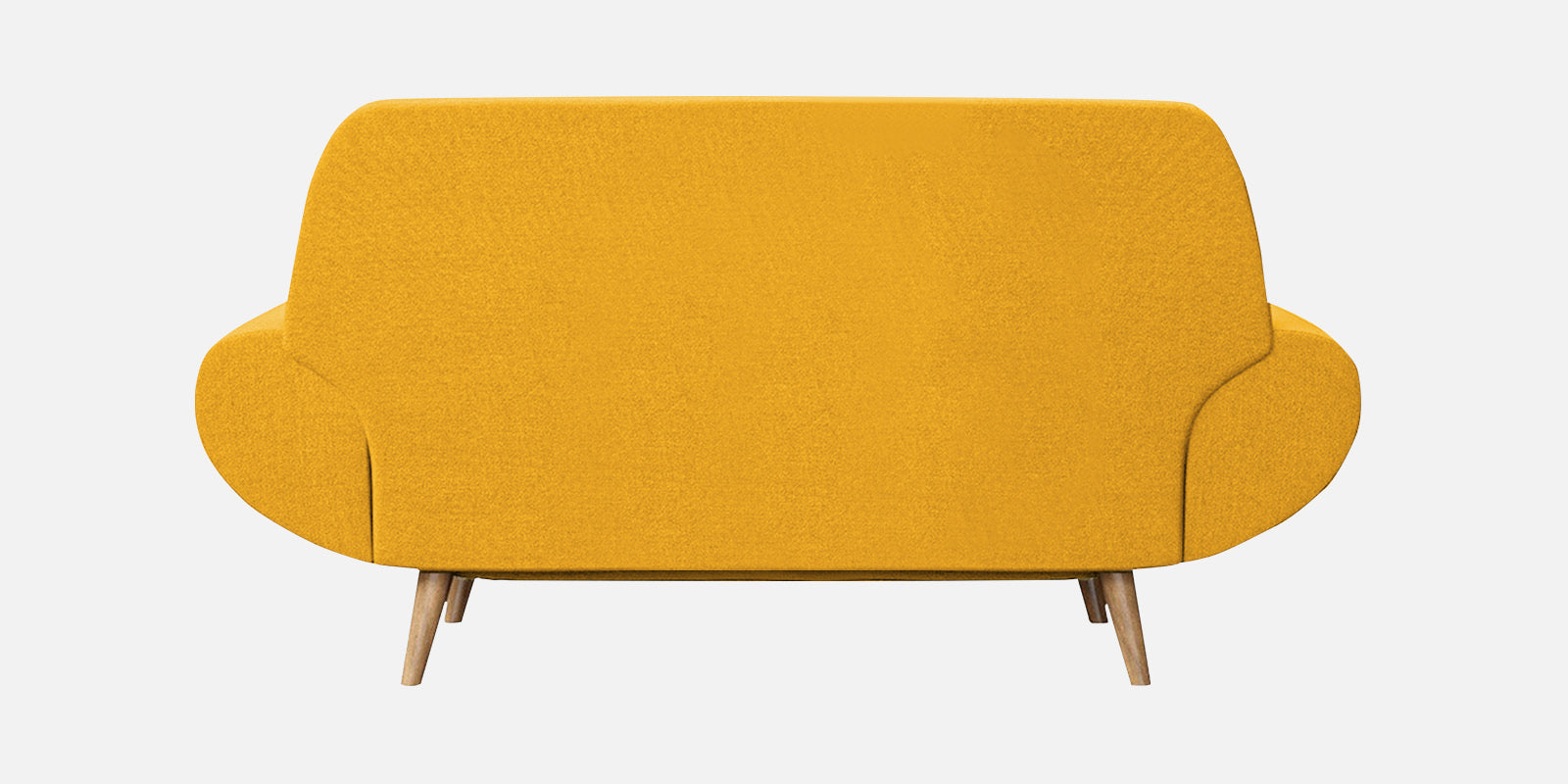 Jessy Fabric 2 Seater Sofa In Bold Yellow Colour