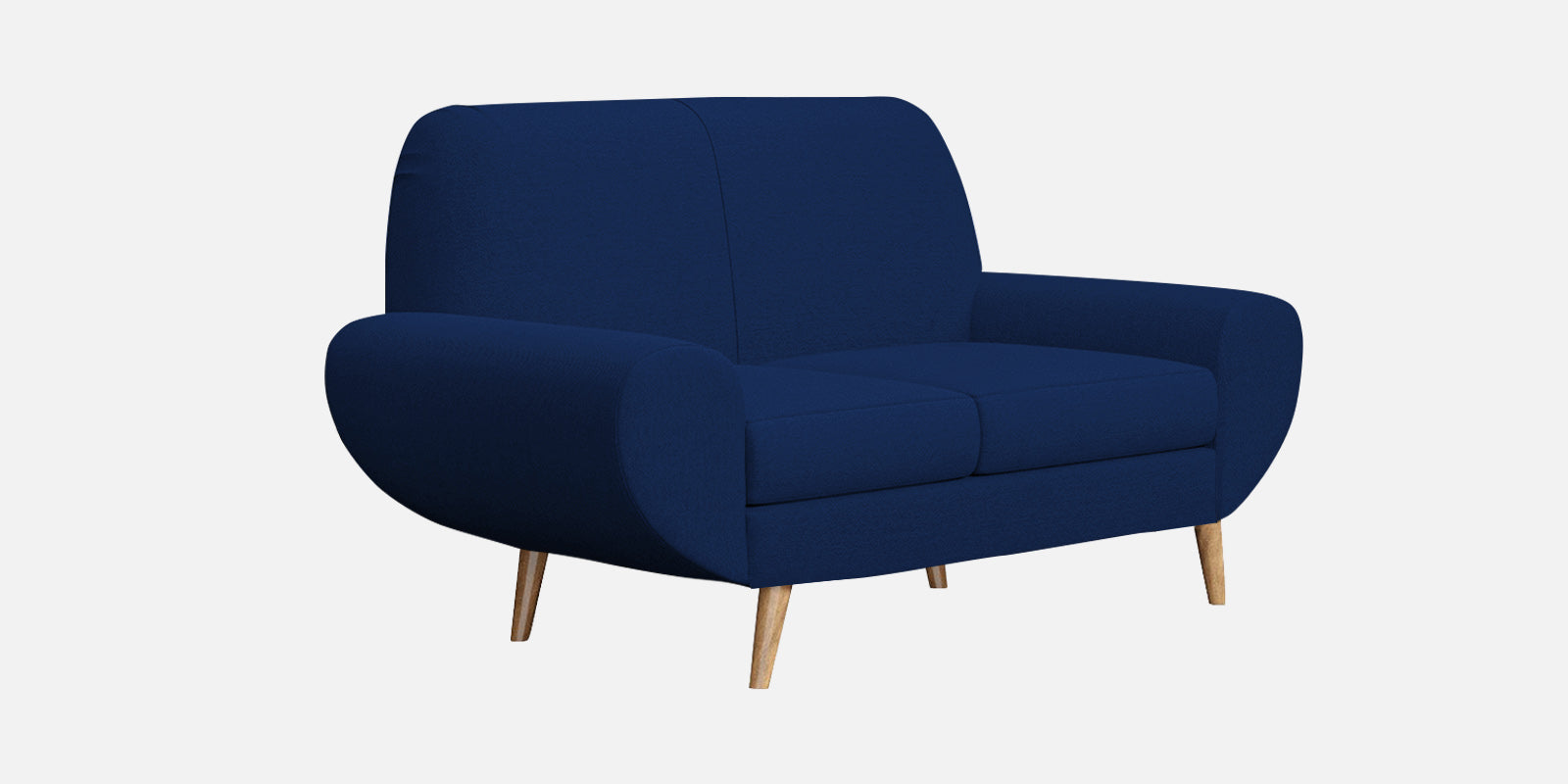 Jessy Fabric 2 Seater Sofa In Royal Blue Colour
