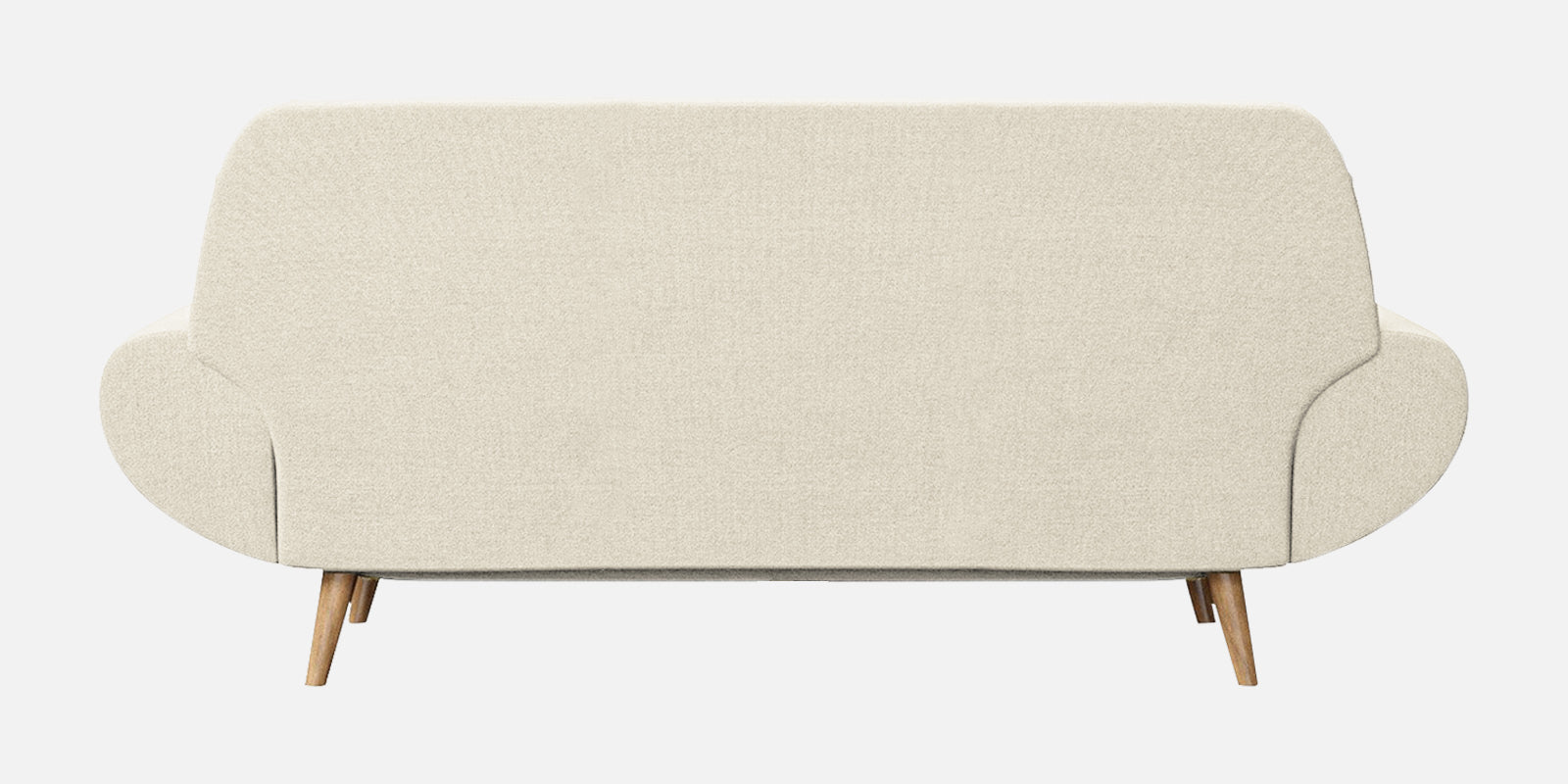 Jessy Fabric 3 Seater Sofa In Ivory Cream Colour