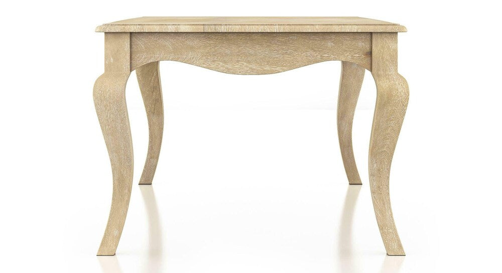 Jonita Rectangular Solid Wood Coffee Table In White Finish
