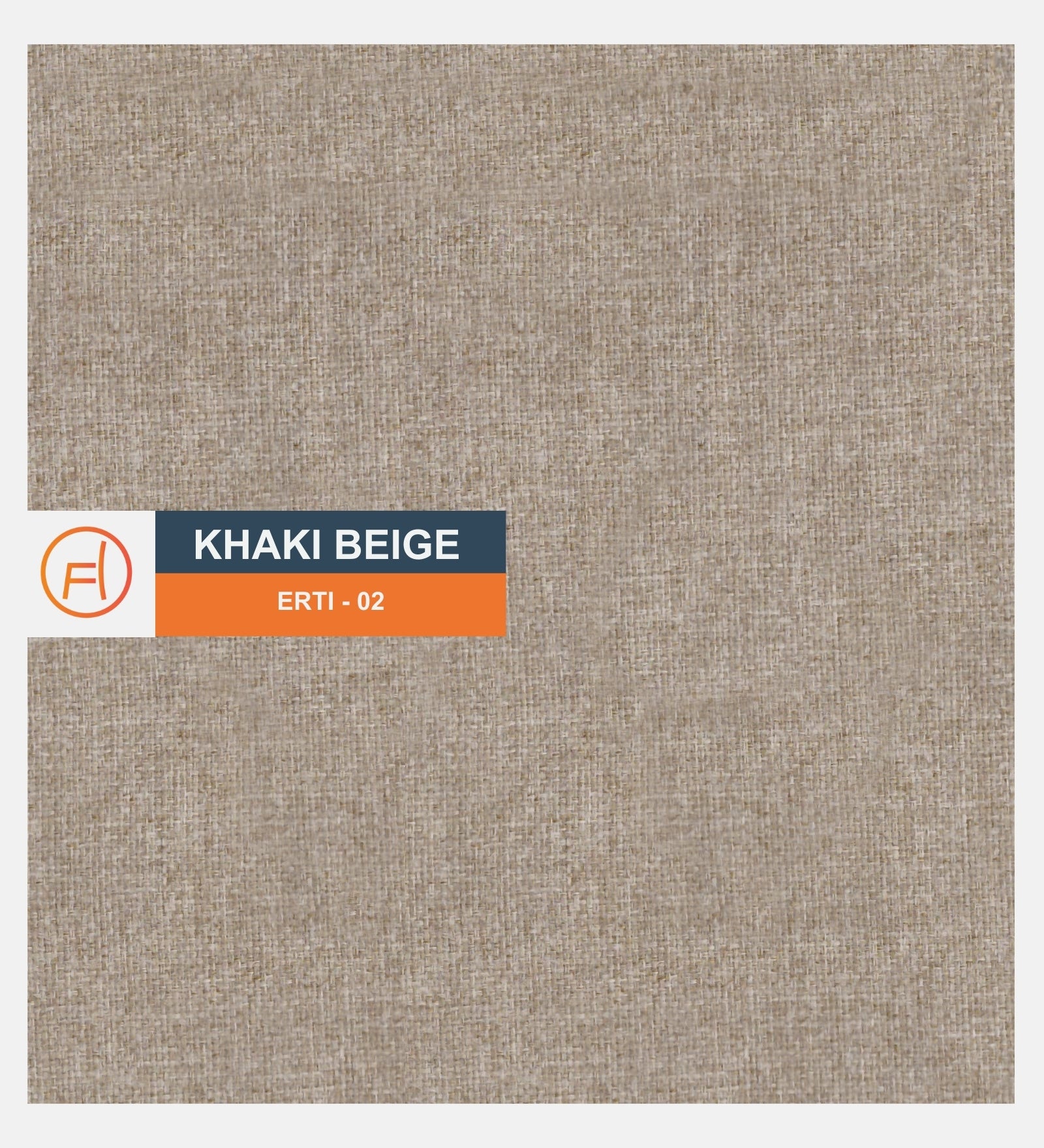 Summer Fabric Bench In Khaki Beige Colour - Febonic Living