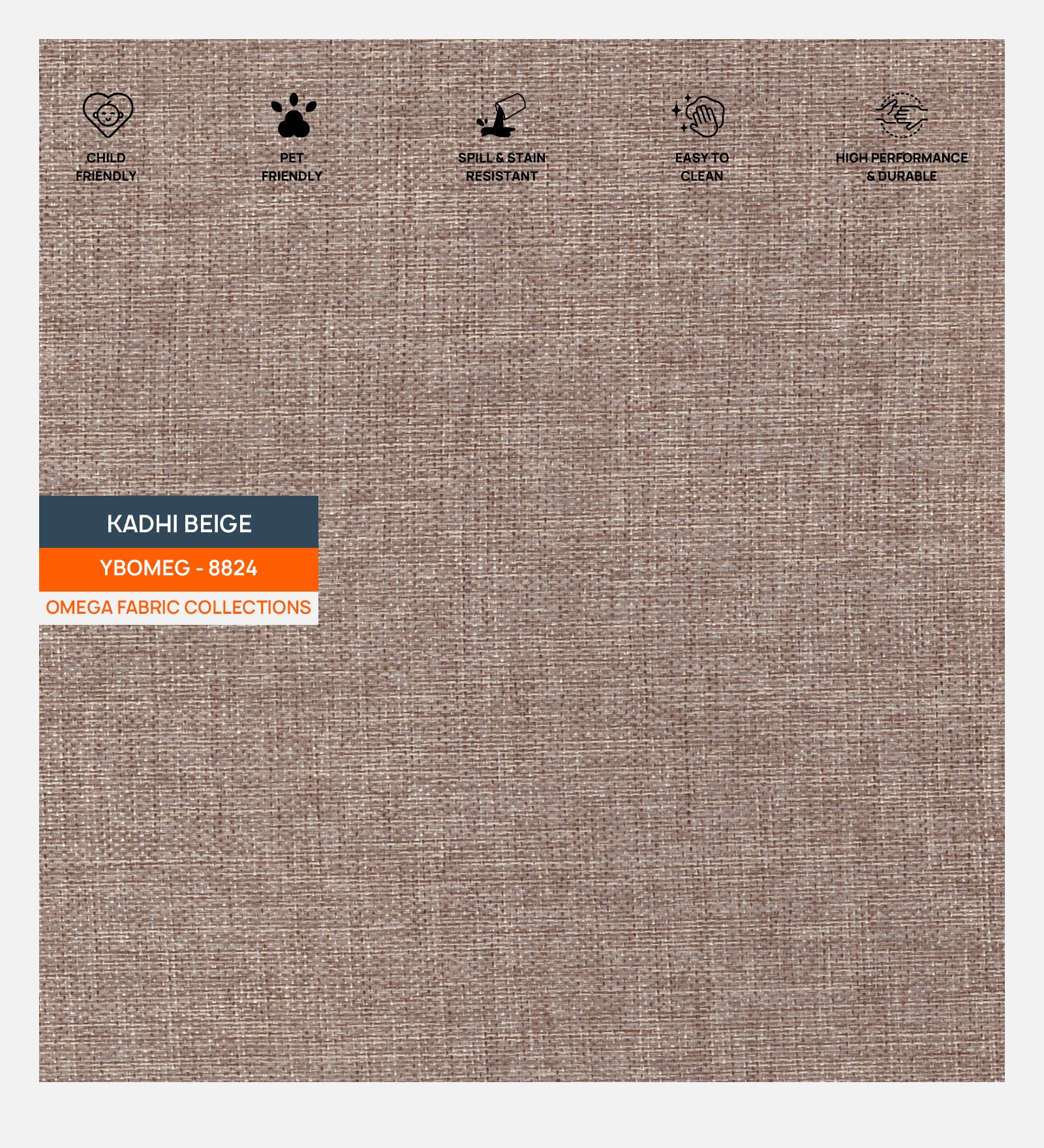 Devo Fabric 1 Seater Sofa In Kadhi Beige Colour - Febonic Living