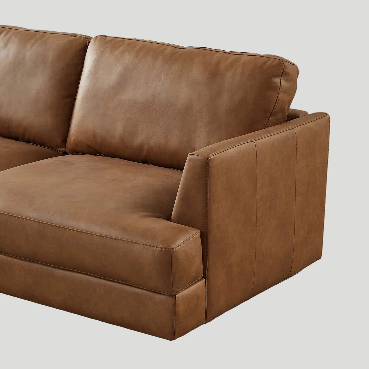 Kavel Fabric Modular Sectional Sofa In Carmel Beige Colour