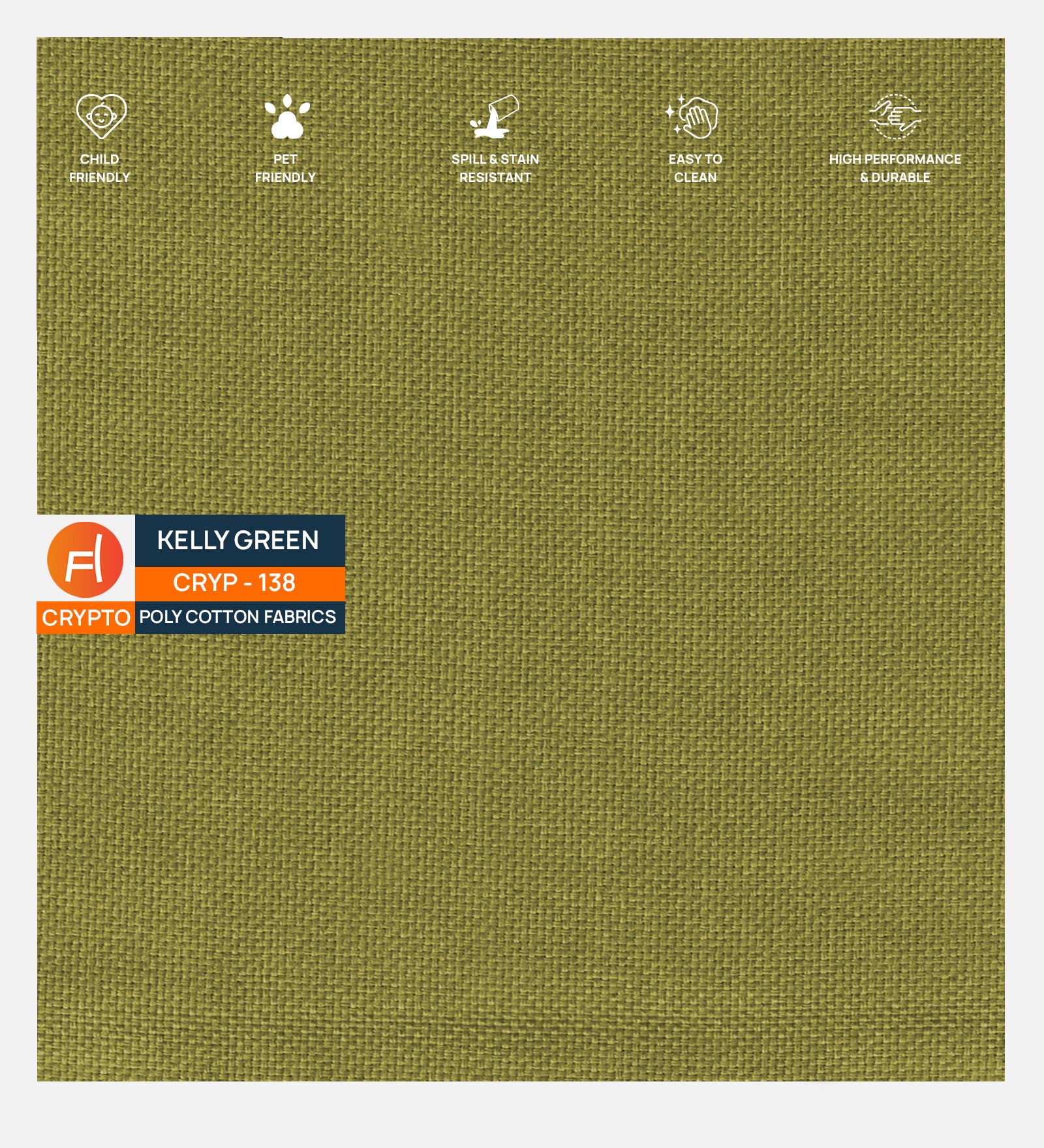 Mulan Fabric 1 Seater Sofa In Kelly Green Colour - Febonic Living