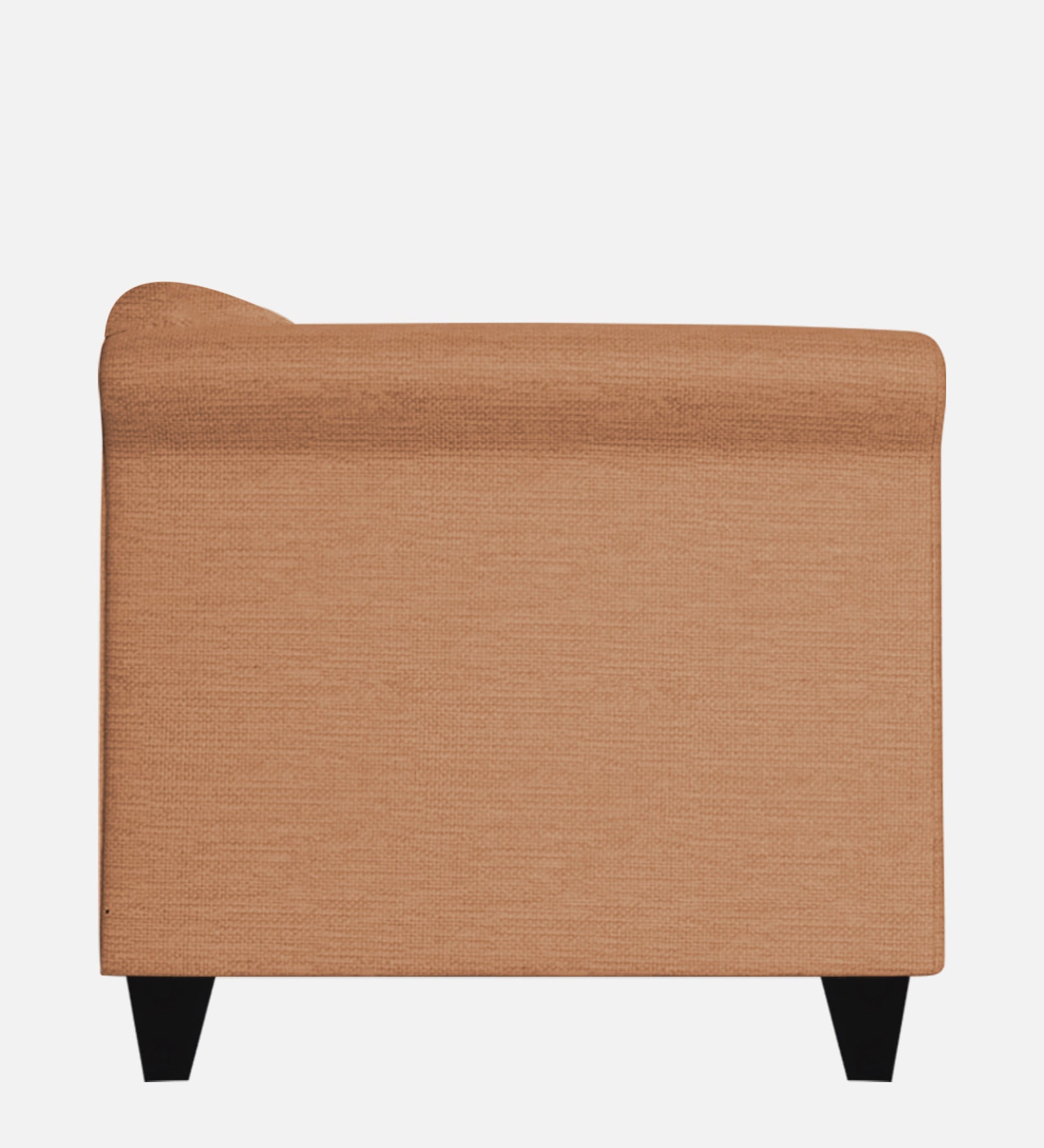 Kimber Fabric 1 Seater Sofa In Cosmic Beige Colour