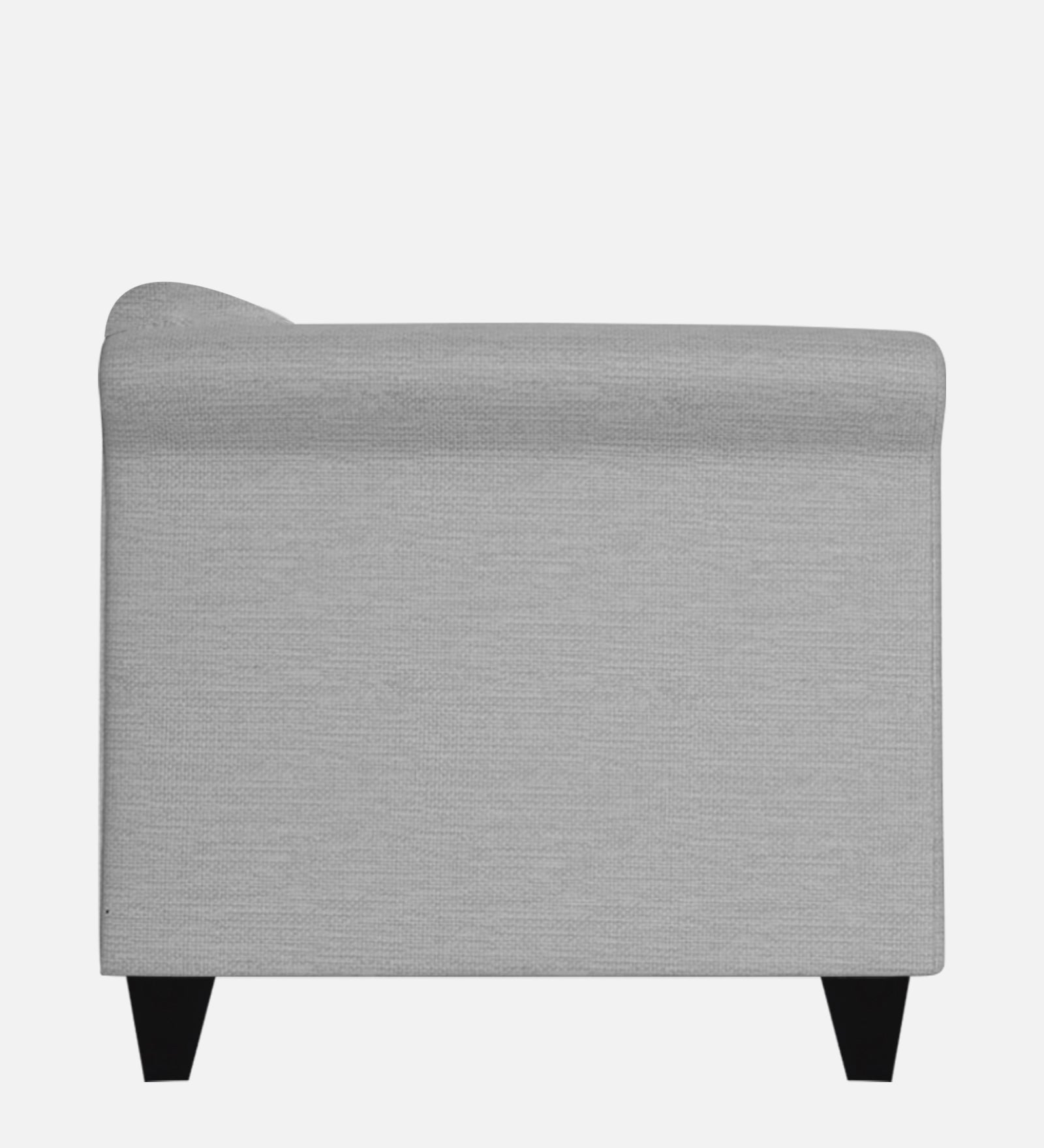 Kimber Fabric 1 Seater Sofa In Lit Grey Colour