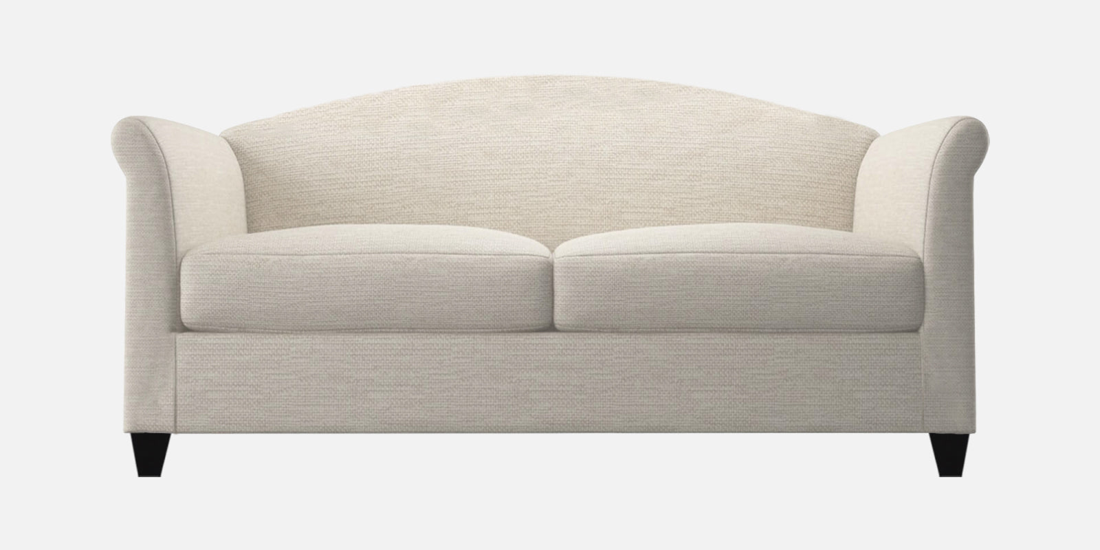 Kimber Fabric 2 Seater Sofa In Ivory Cream Colour