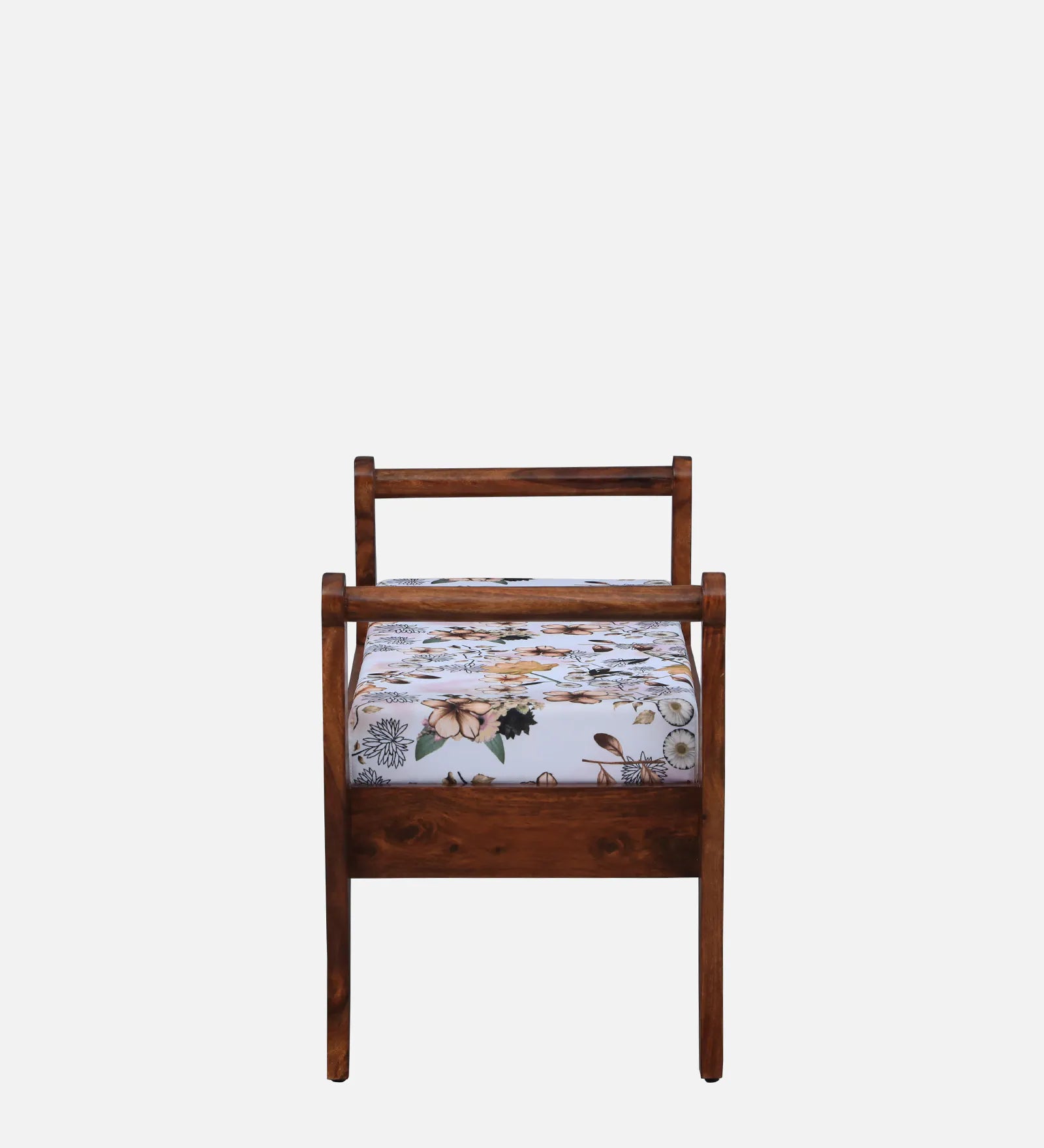 Zelda Sheesham Wood Recamier in Honey Oak Finish - Febonic Living
