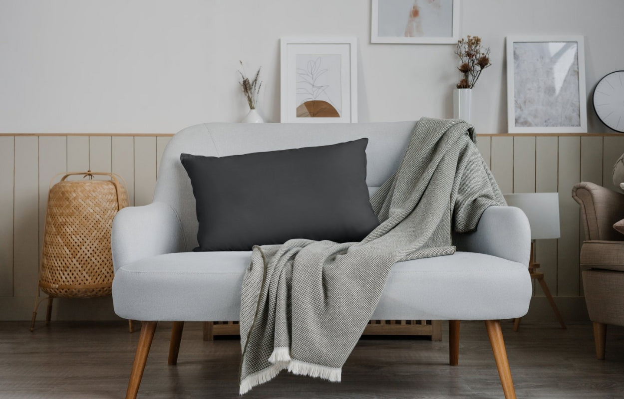 Artificial Leather Swatch Light Black 115 Code - Febonic Living