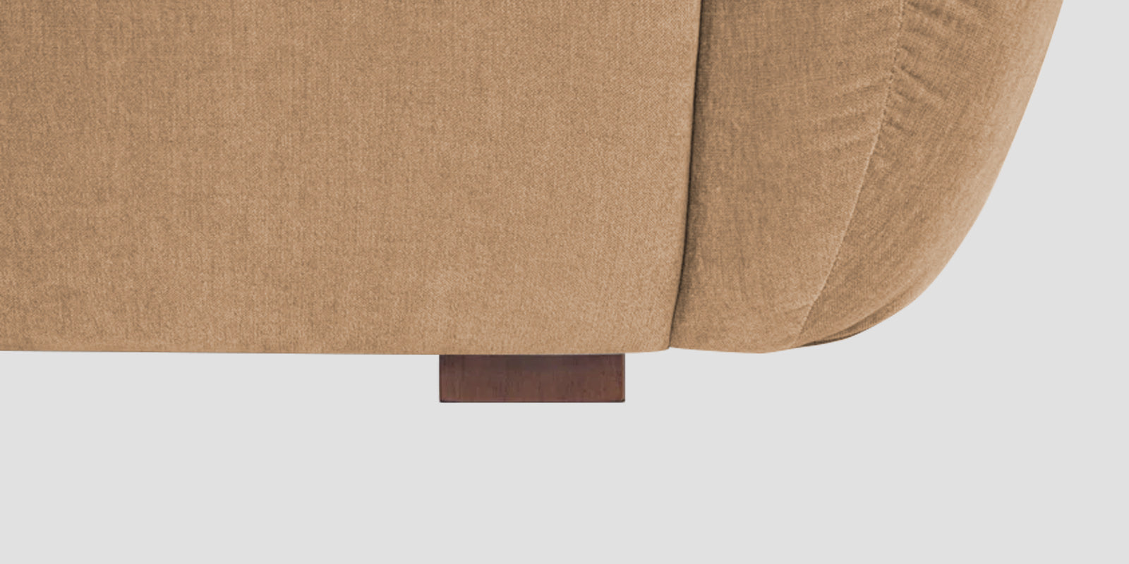 Lisa Fabric 2 Seater Sofa In Copper Brown Colour