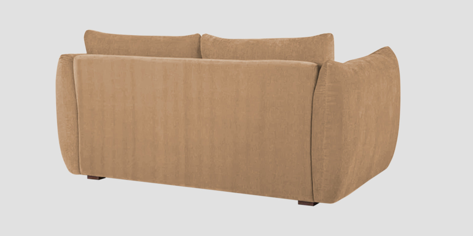 Lisa Fabric 2 Seater Sofa In Copper Brown Colour