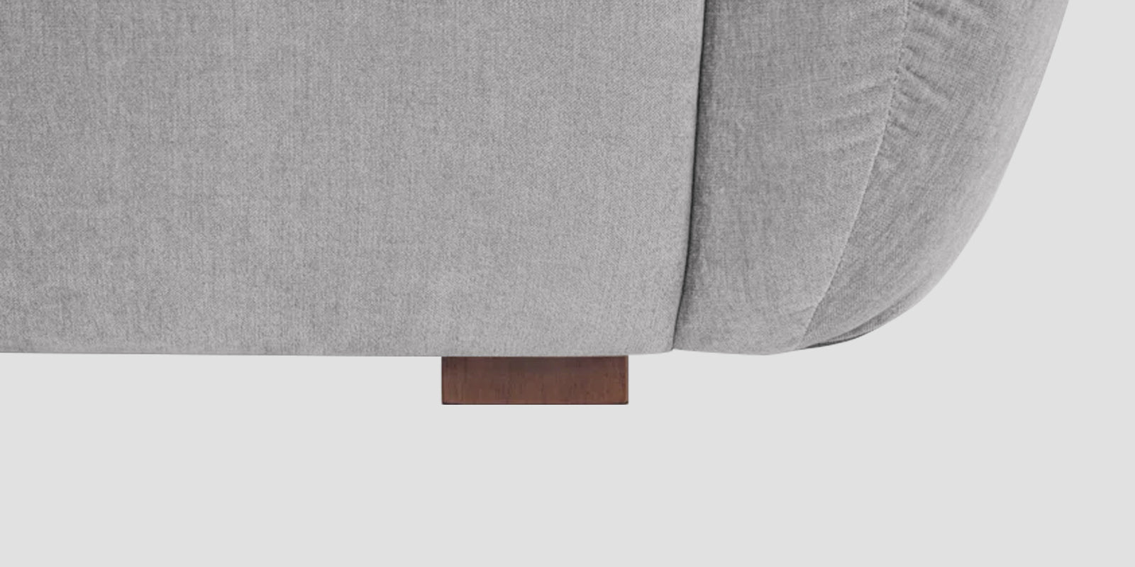 Lisa Fabric 2 Seater Sofa In Dim Grey Colour