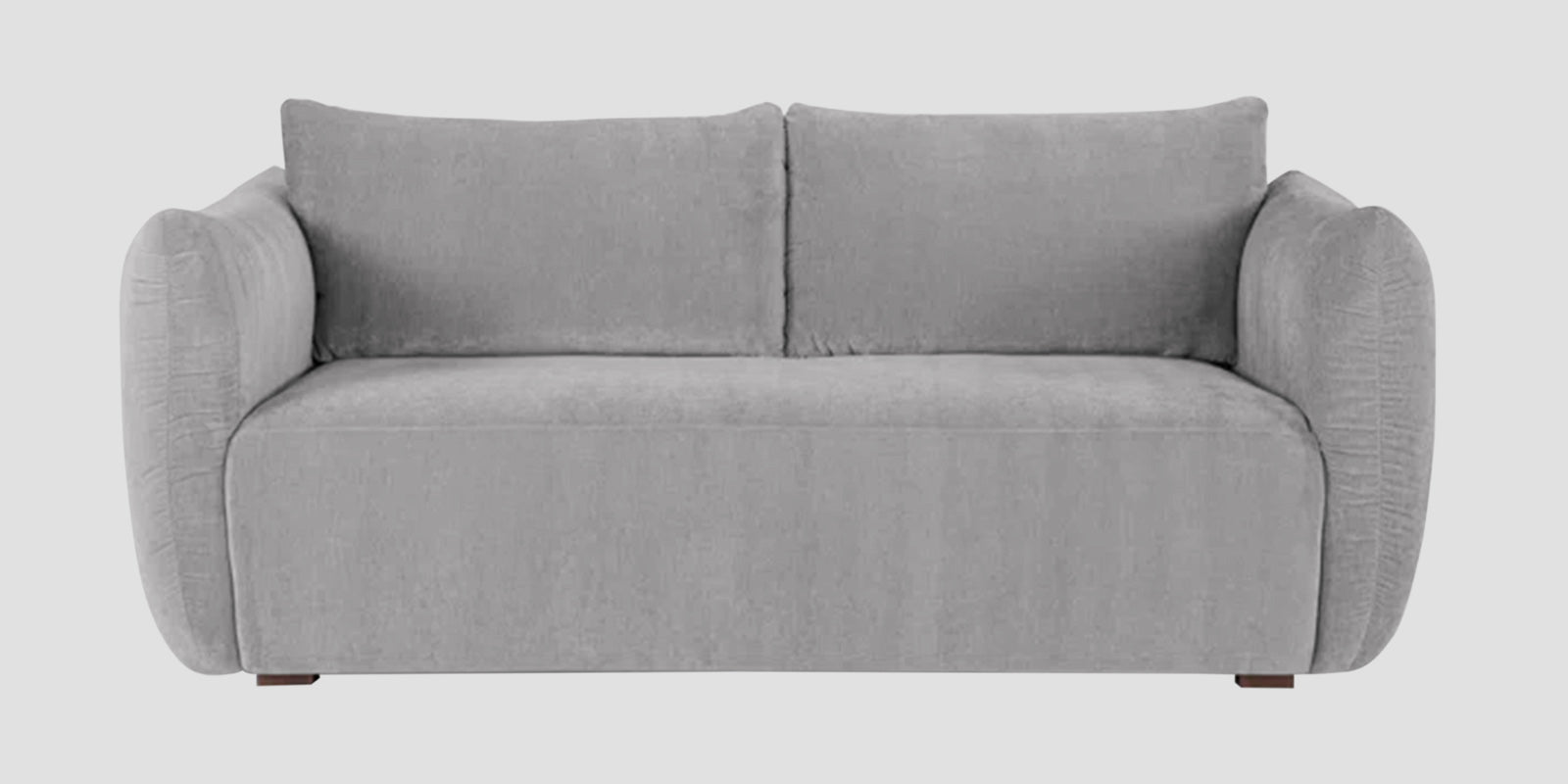 Lisa Fabric 2 Seater Sofa In Dim Grey Colour