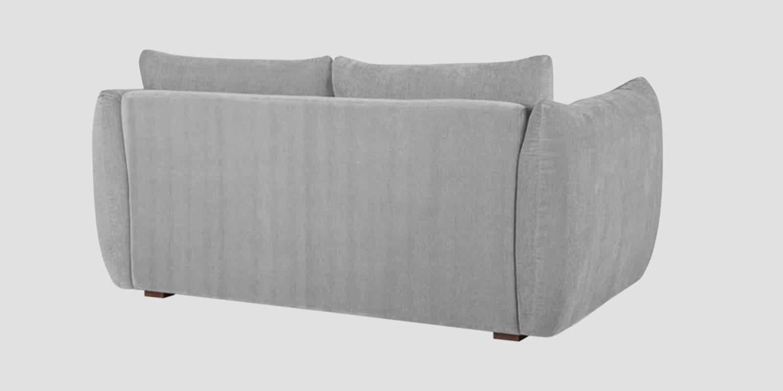 Lisa Fabric 2 Seater Sofa In Dim Grey Colour