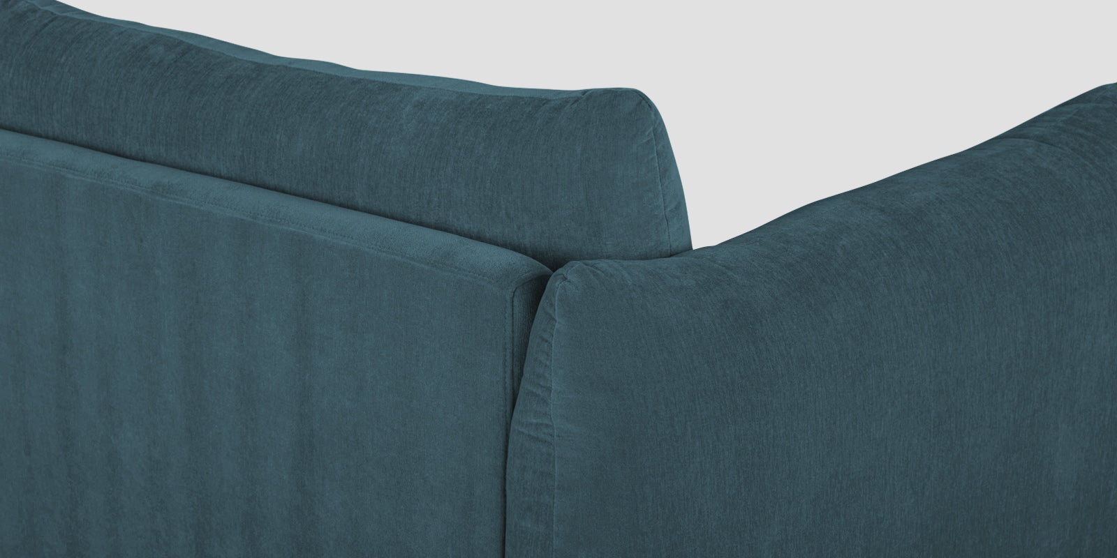 Lisa Fabric 2 Seater Sofa In Sea Blue Colour