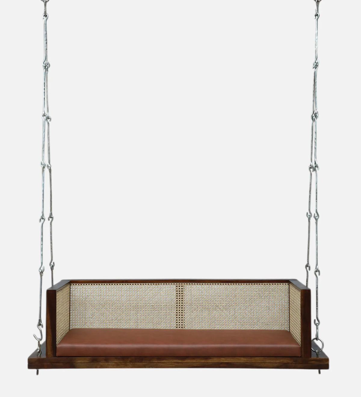 Lisen Sheesham Wood Swing In Provincial Teak Finish