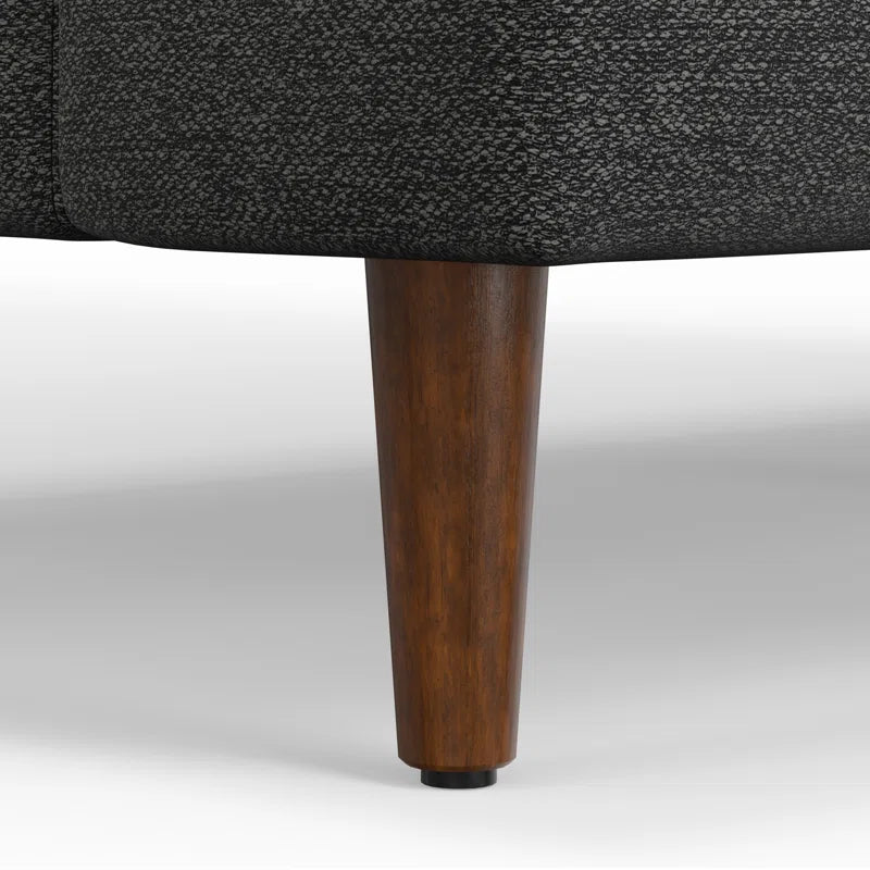 Tangled Fabric 3 Seater Sofa In Charcoal Grey Colour - Febonic Living