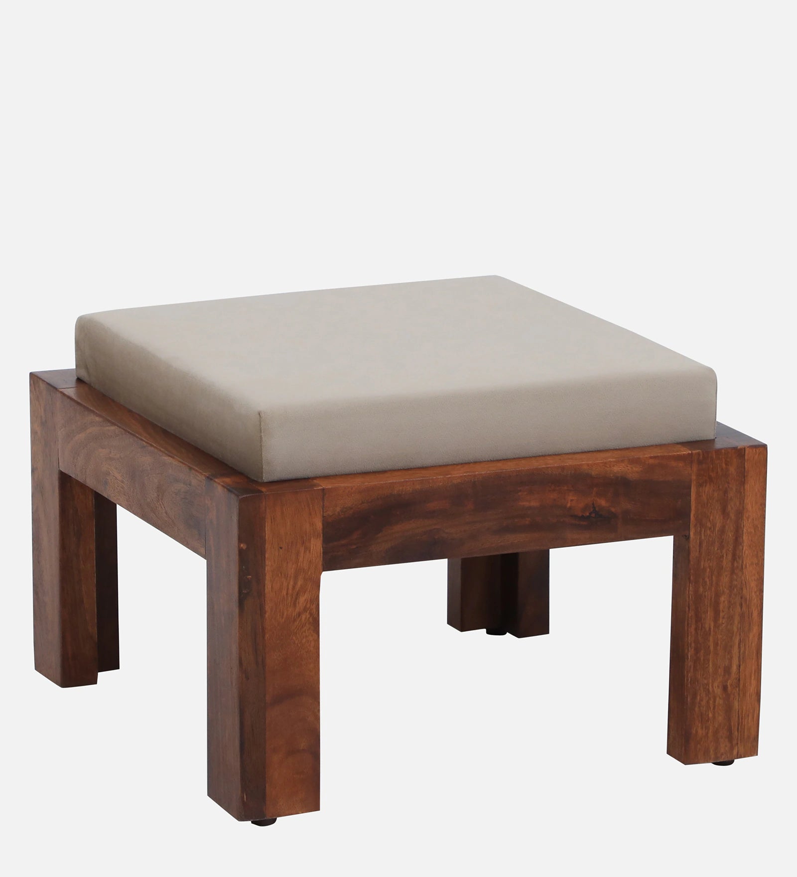 Brock Solid Foot Stool in Grey Colour Set of 2) - Febonic Living