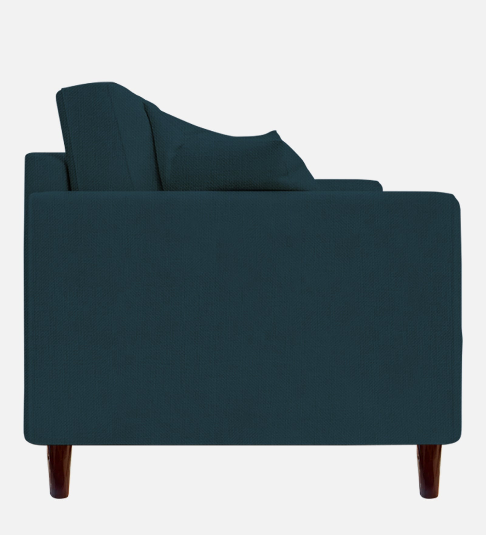 Luca Fabric 1 Seater Sofa In Cool Blue Colour