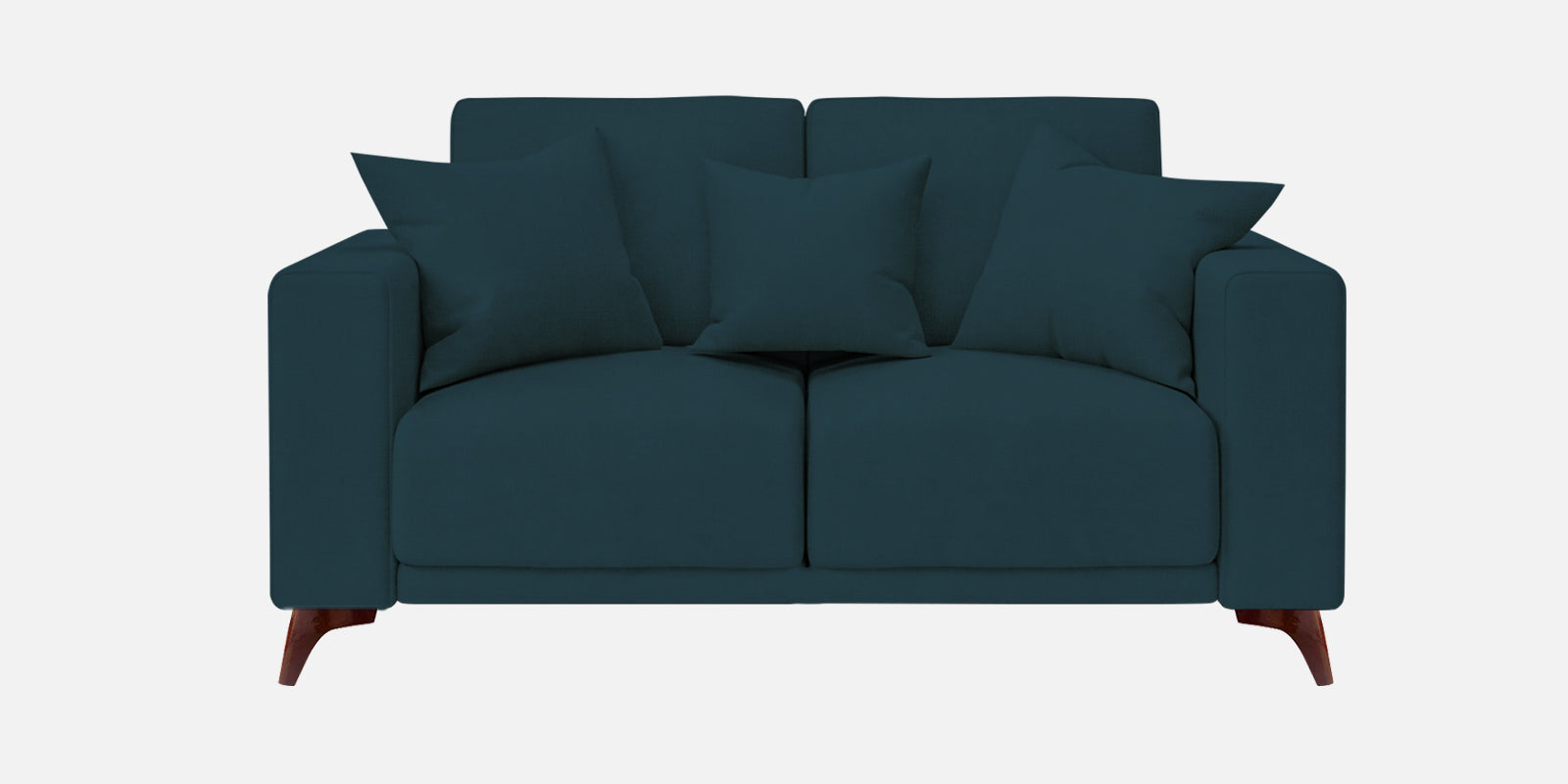 Luca Fabric 2 Seater Sofa In Cool Blue Colour