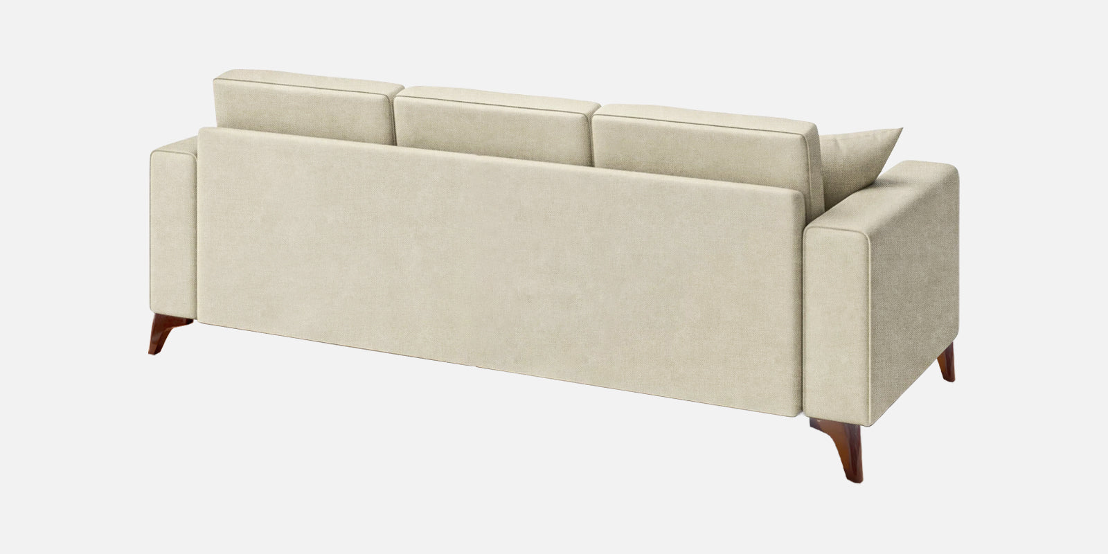 Luca Fabric 3 Seater Sofa In Maple Cream Colour