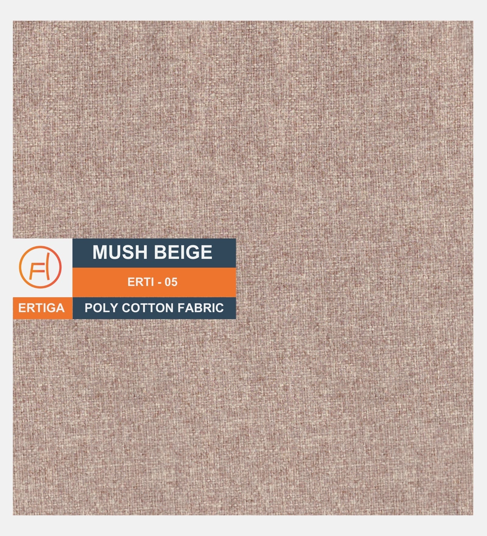 Summer Fabric Bench In Mush Beige Colour - Febonic Living