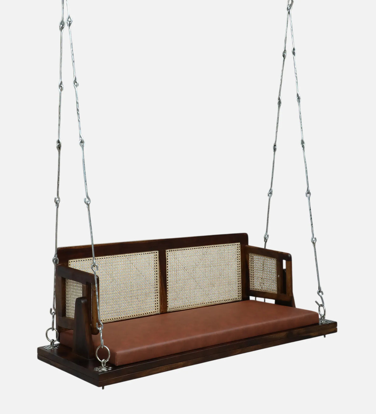 Mahane Sheesham Wood Swing In Provincial Teak Finish
