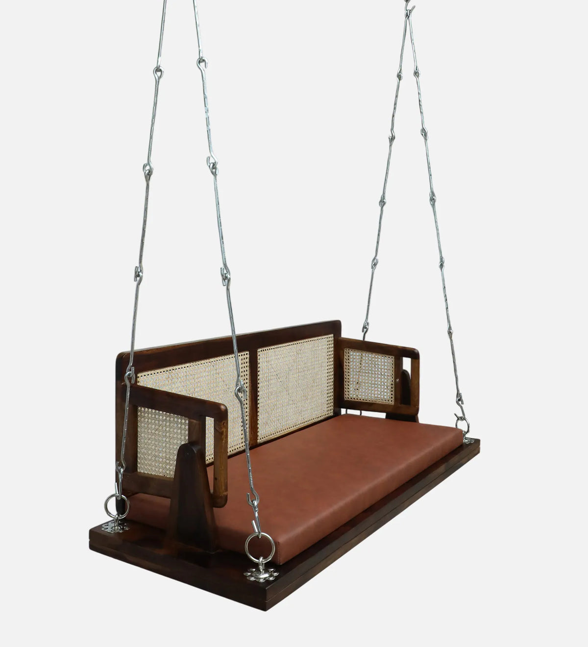 Mahane Sheesham Wood Swing In Provincial Teak Finish