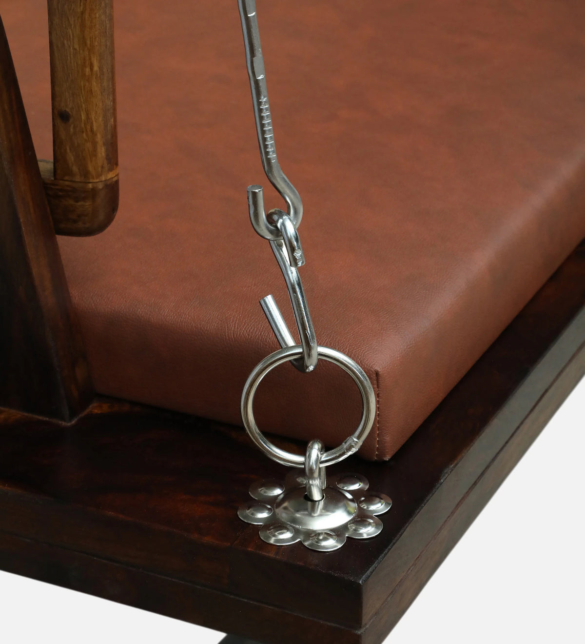 Mahane Sheesham Wood Swing In Provincial Teak Finish