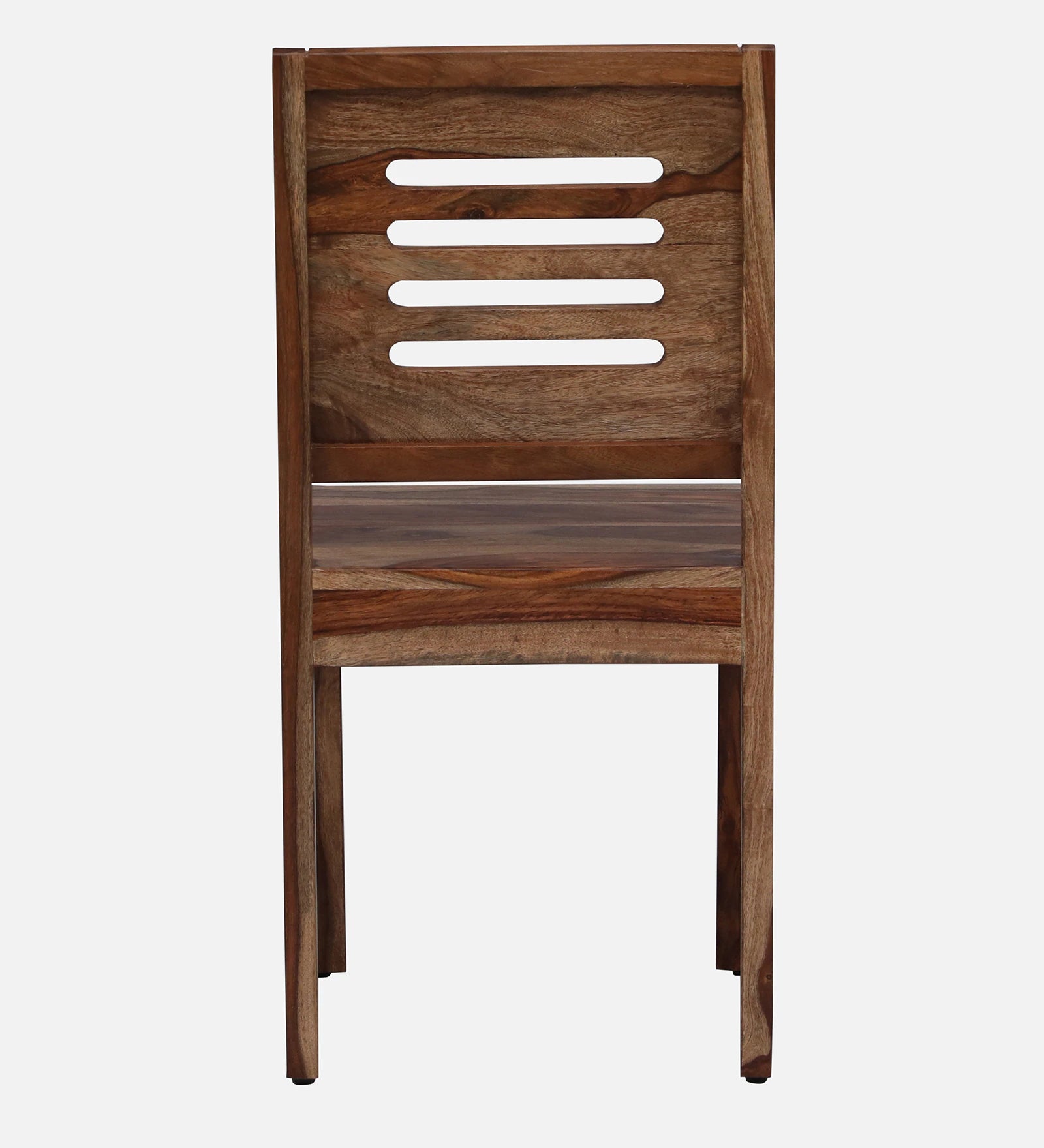 Ticky Sheesham Wood 4 Seater Dining Set In Scratch Resistant Rustic Teak Finish - Febonic Living