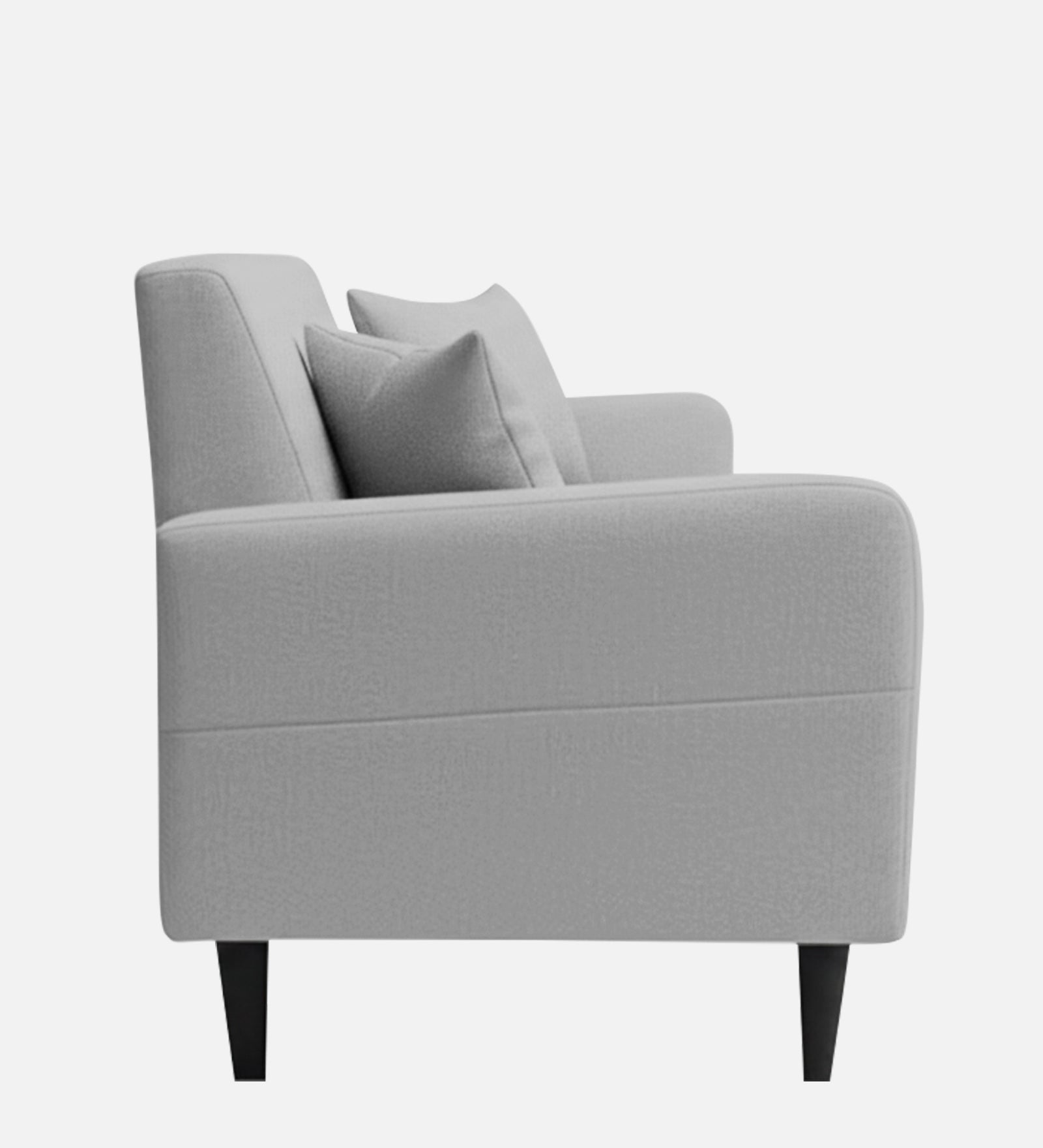 Marq Fabric 1 Seater Sofa In Lit Grey Colour