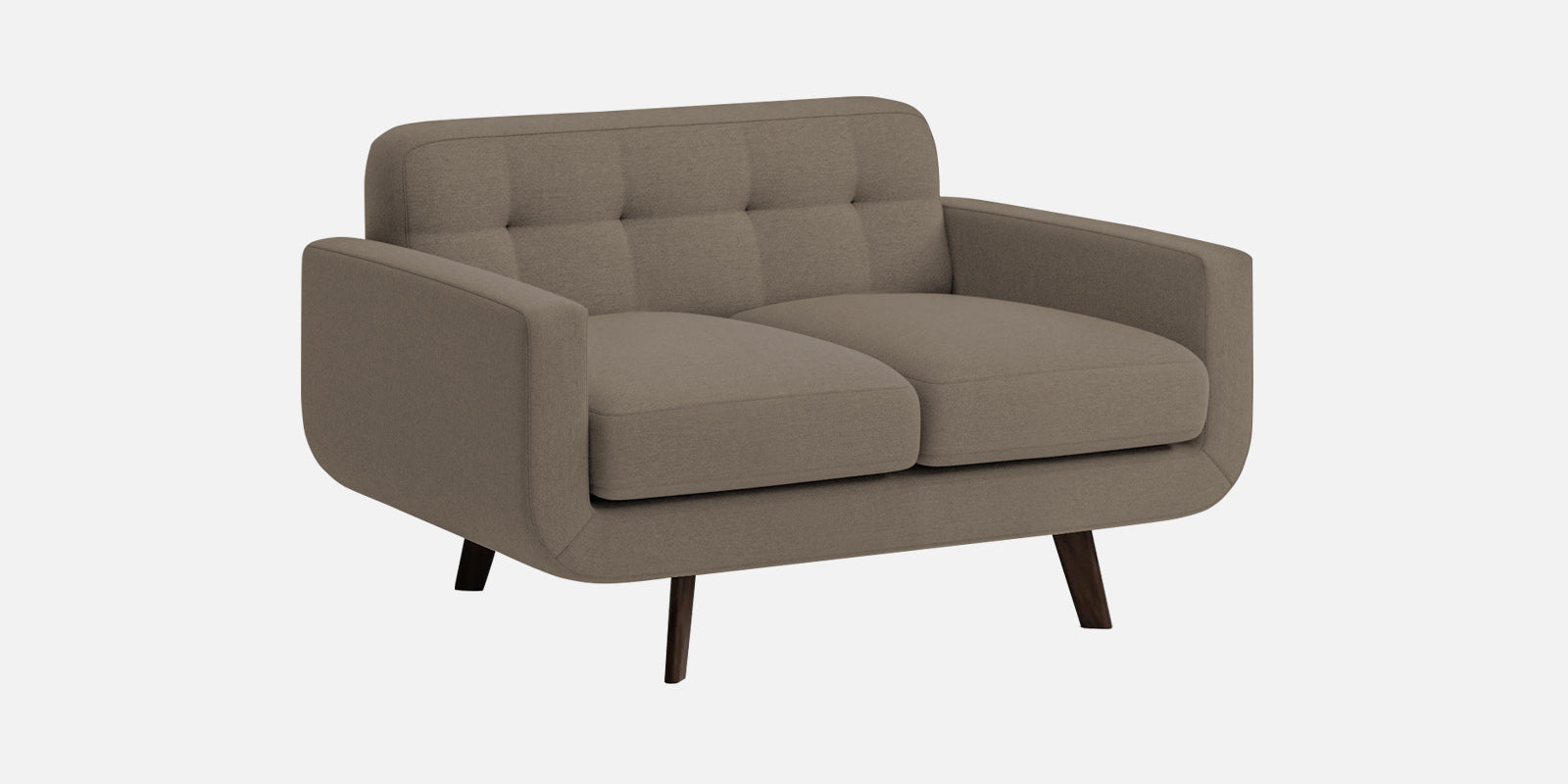 Marsela 2 Seater Fabric Sofa - Hazel Beige Side view - Febonic Living