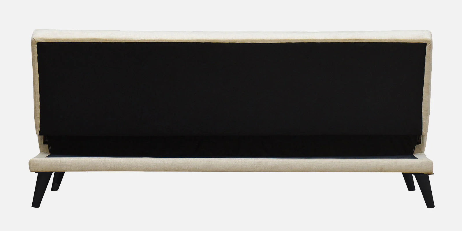 Marvin Fabric 3 Seater Convertible Sofa Cum Bed In Ivory Cream Colour