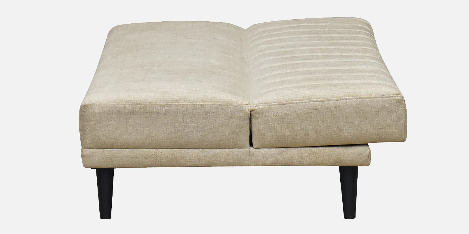 Marvin Fabric 3 Seater Convertible Sofa Cum Bed In Ivory Cream Colour