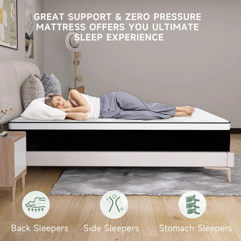 Hybrid 12 Inch Pocket Spring King Size Mattress
