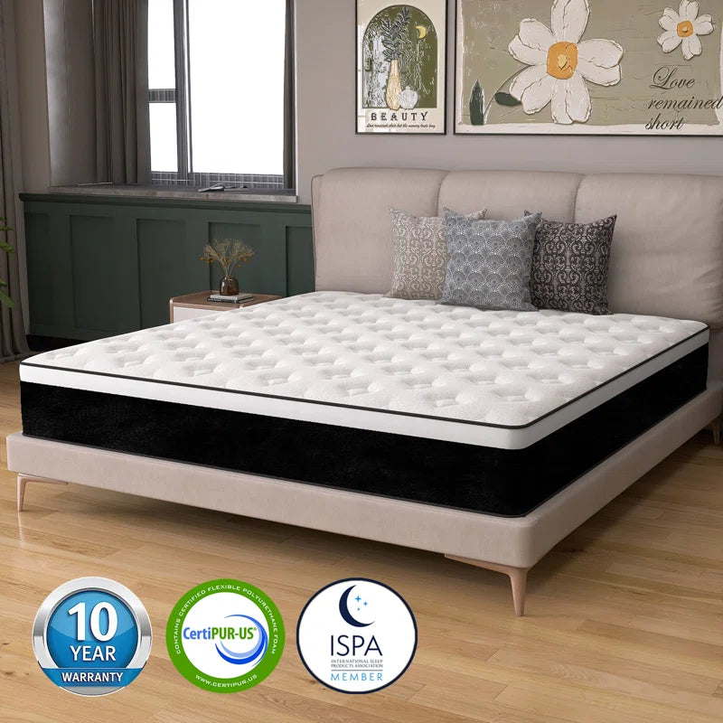 Hybrid 12 Inch Pocket Spring King Size Mattress