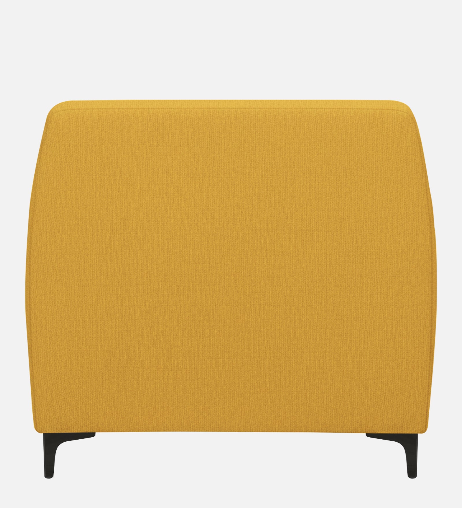 Melaan Fabric 1 Seater Sofa In Bold Yellow Colour - Febonic Living